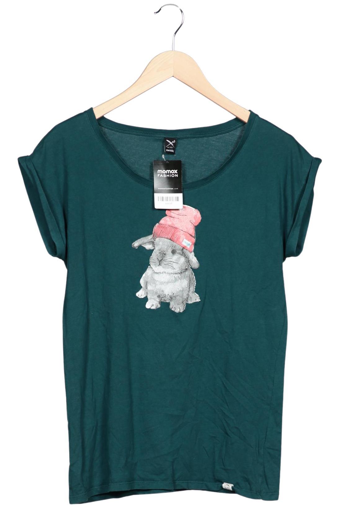 

iriedaily Damen T-Shirt, grün, Gr. 38