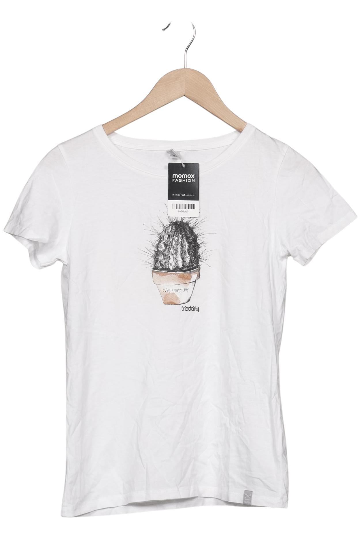 

iriedaily Damen T-Shirt, weiß, Gr. 36