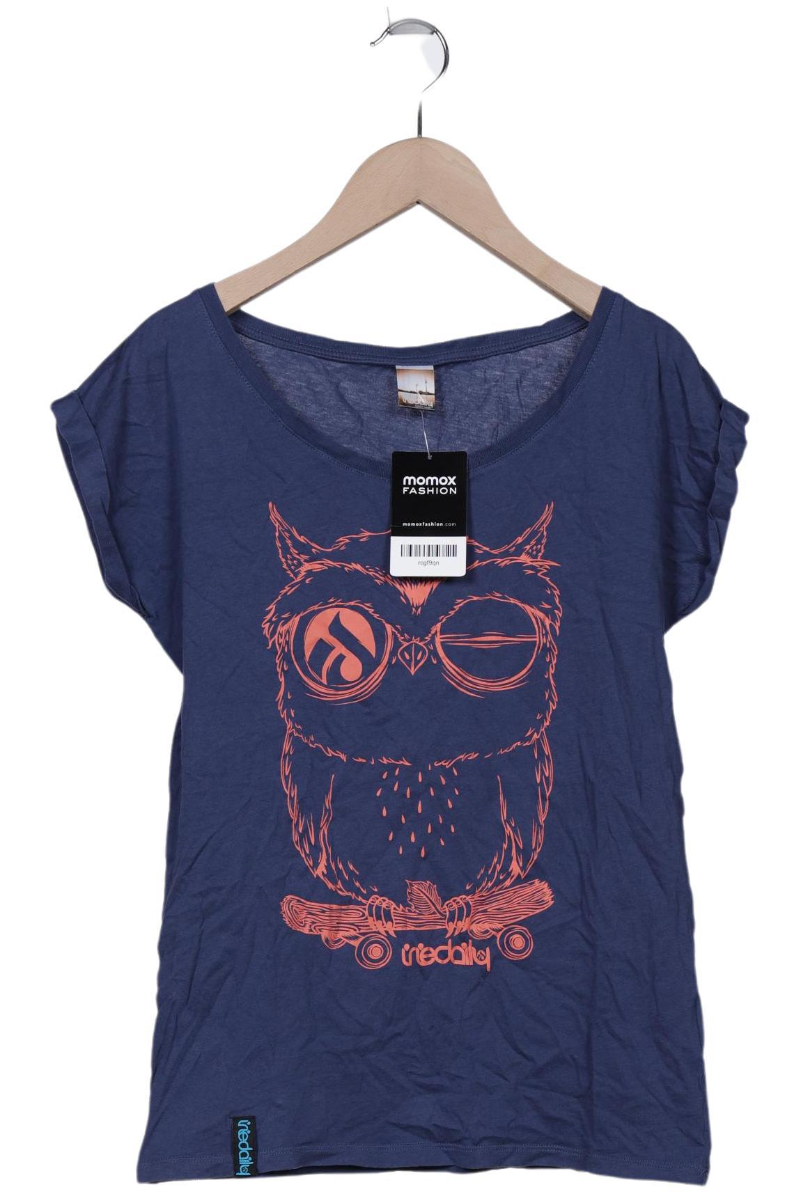 

iriedaily Damen T-Shirt, marineblau, Gr. 34