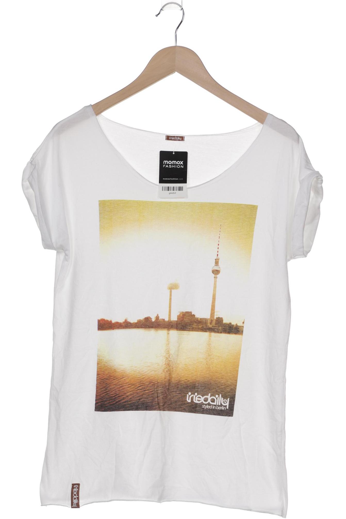 

iriedaily Damen T-Shirt, weiß, Gr. 42