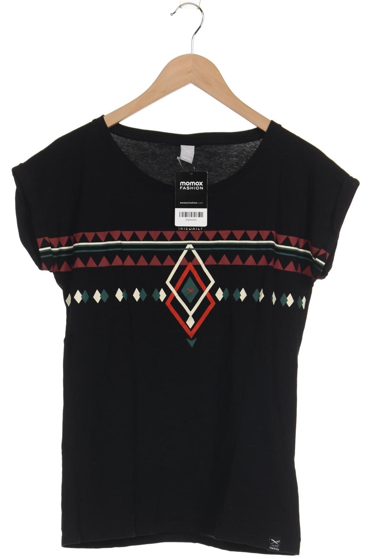 

iriedaily Damen T-Shirt, schwarz, Gr. 38