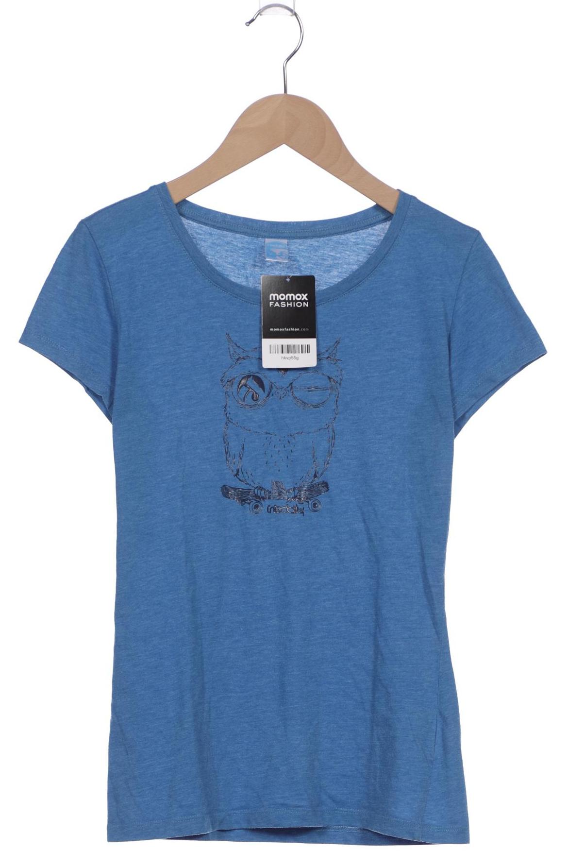 

iriedaily Damen T-Shirt, blau, Gr. 36