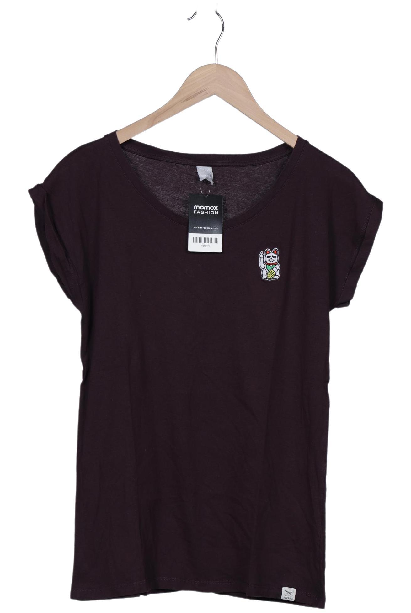 

iriedaily Damen T-Shirt, bordeaux, Gr. 38