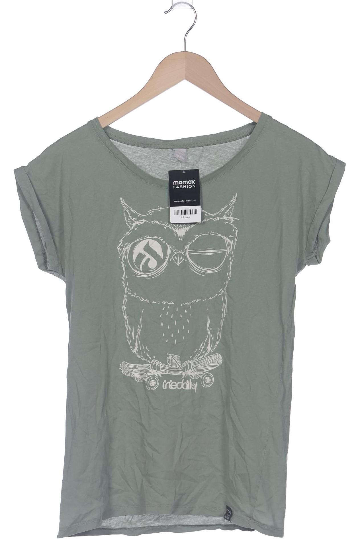 

iriedaily Damen T-Shirt, grün, Gr. 38