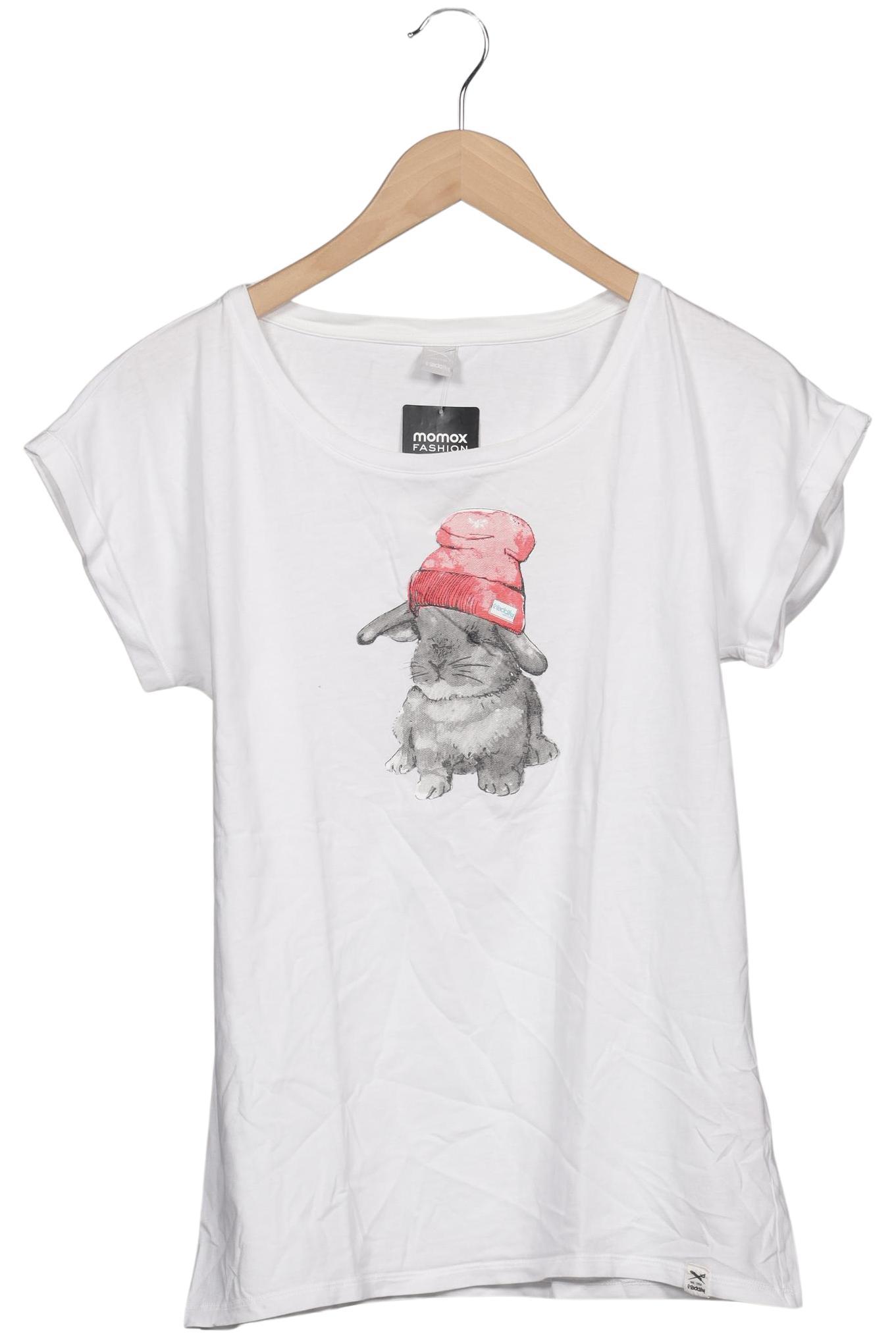 

iriedaily Damen T-Shirt, weiß, Gr. 42