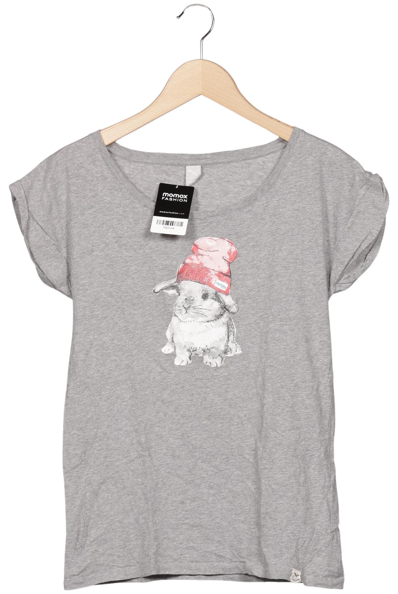 

iriedaily Damen T-Shirt, grau, Gr. 36