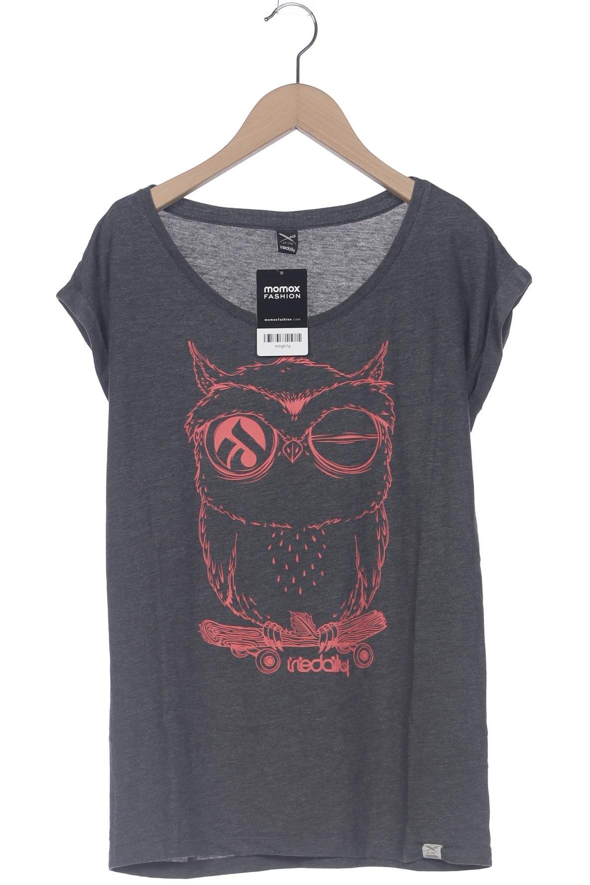 

iriedaily Damen T-Shirt, grau, Gr. 36