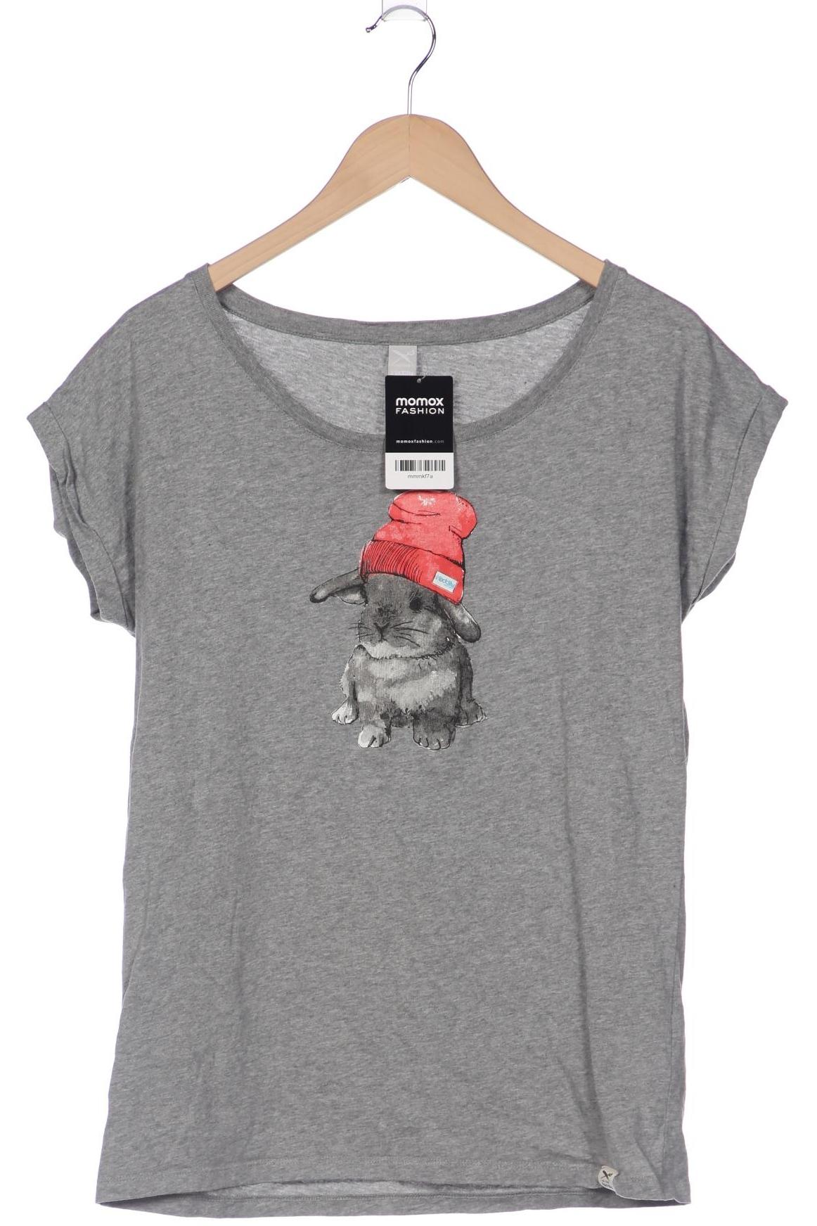 

iriedaily Damen T-Shirt, grau, Gr. 38
