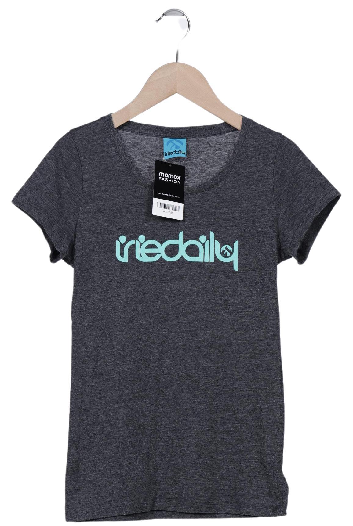 

iriedaily Damen T-Shirt, grau, Gr. 34