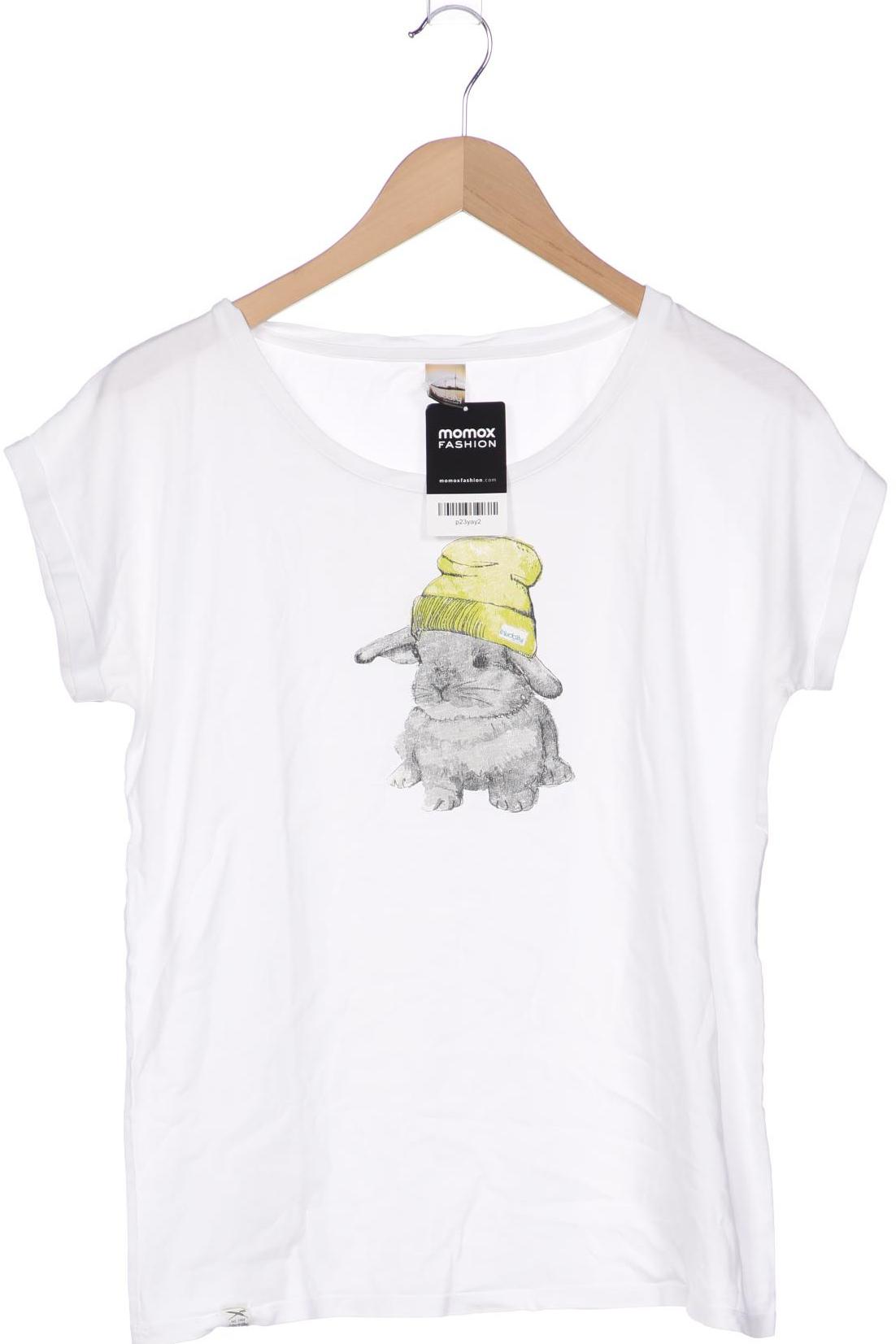 

iriedaily Damen T-Shirt, weiß, Gr. 42