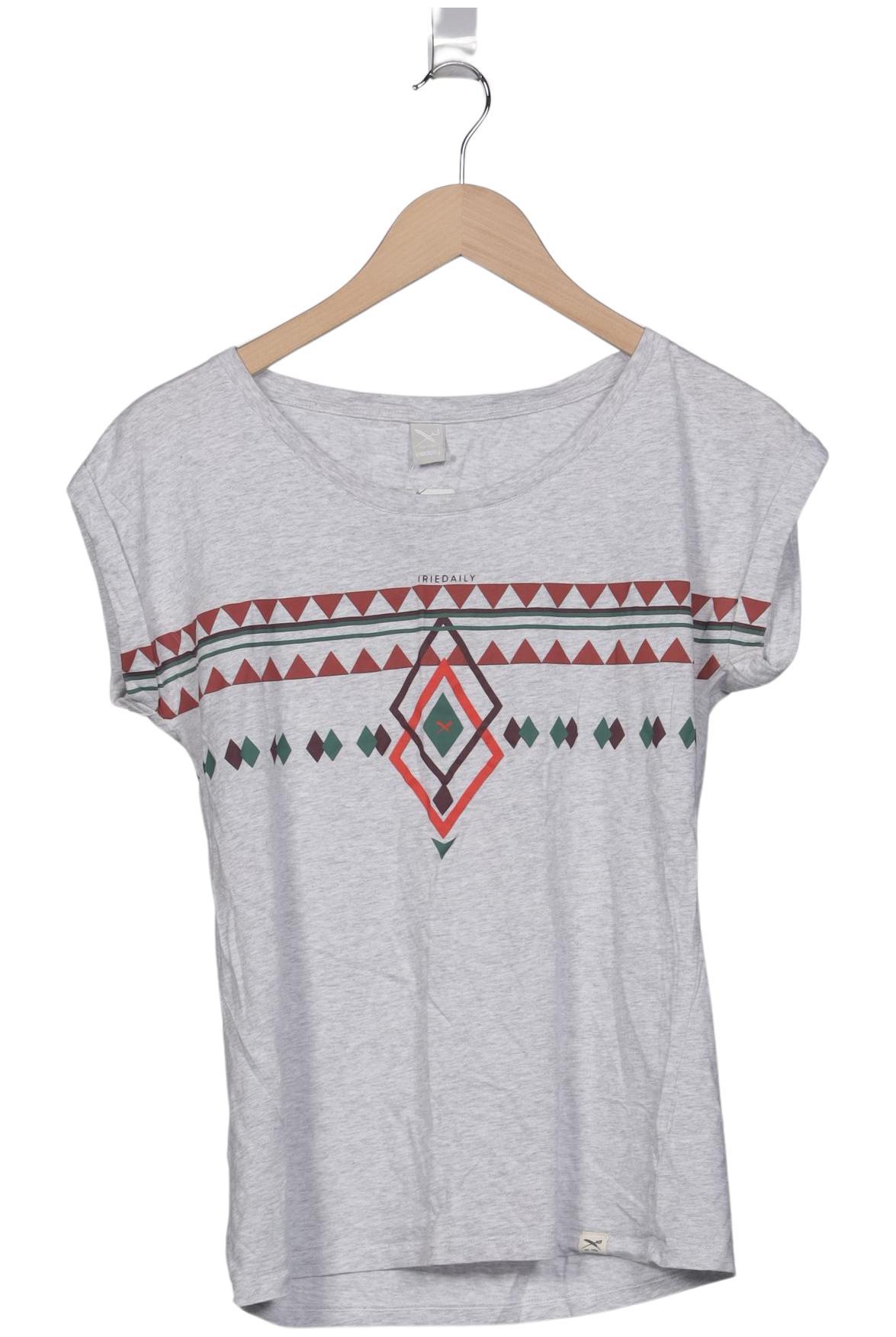 

iriedaily Damen T-Shirt, grau, Gr. 36