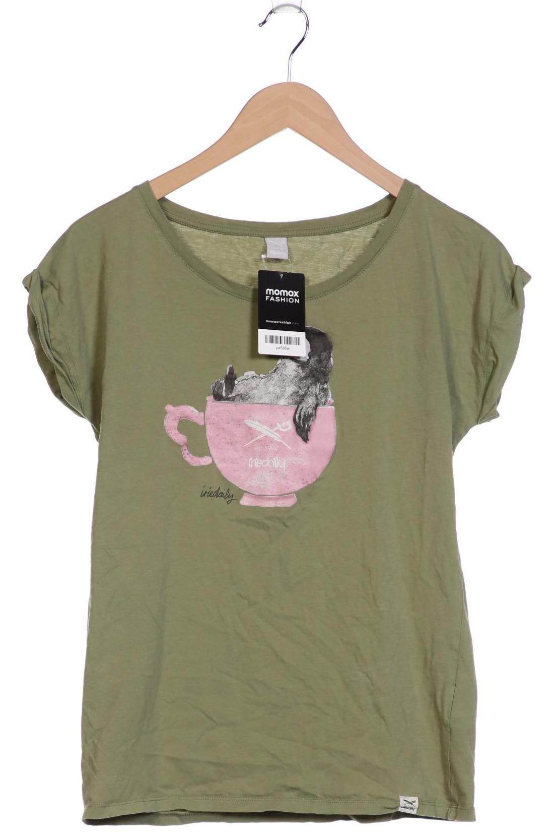 

iriedaily Damen T-Shirt, grün, Gr. 38