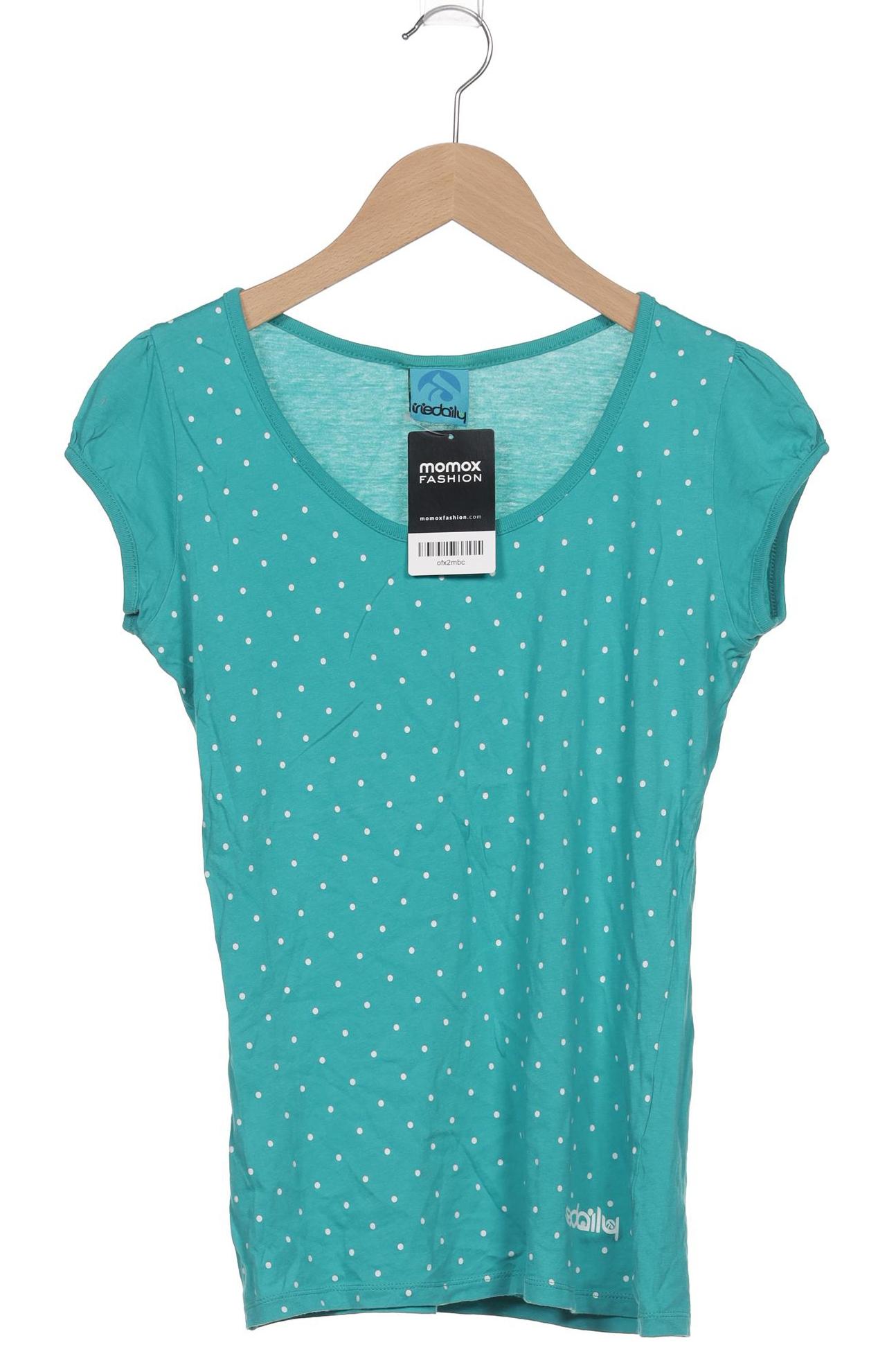 

iriedaily Damen T-Shirt, türkis, Gr. 36