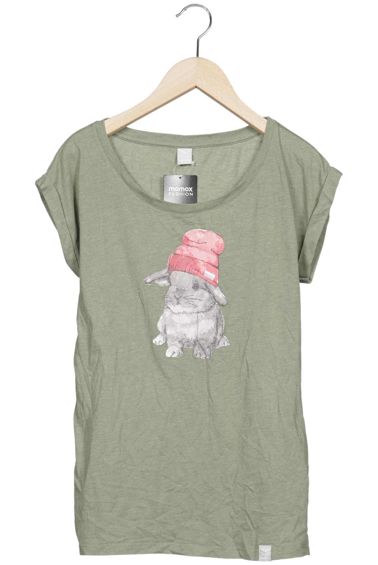 

iriedaily Damen T-Shirt, grün, Gr. 34