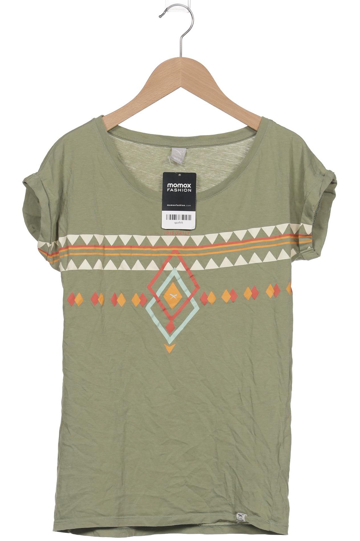 

iriedaily Damen T-Shirt, grün, Gr. 34
