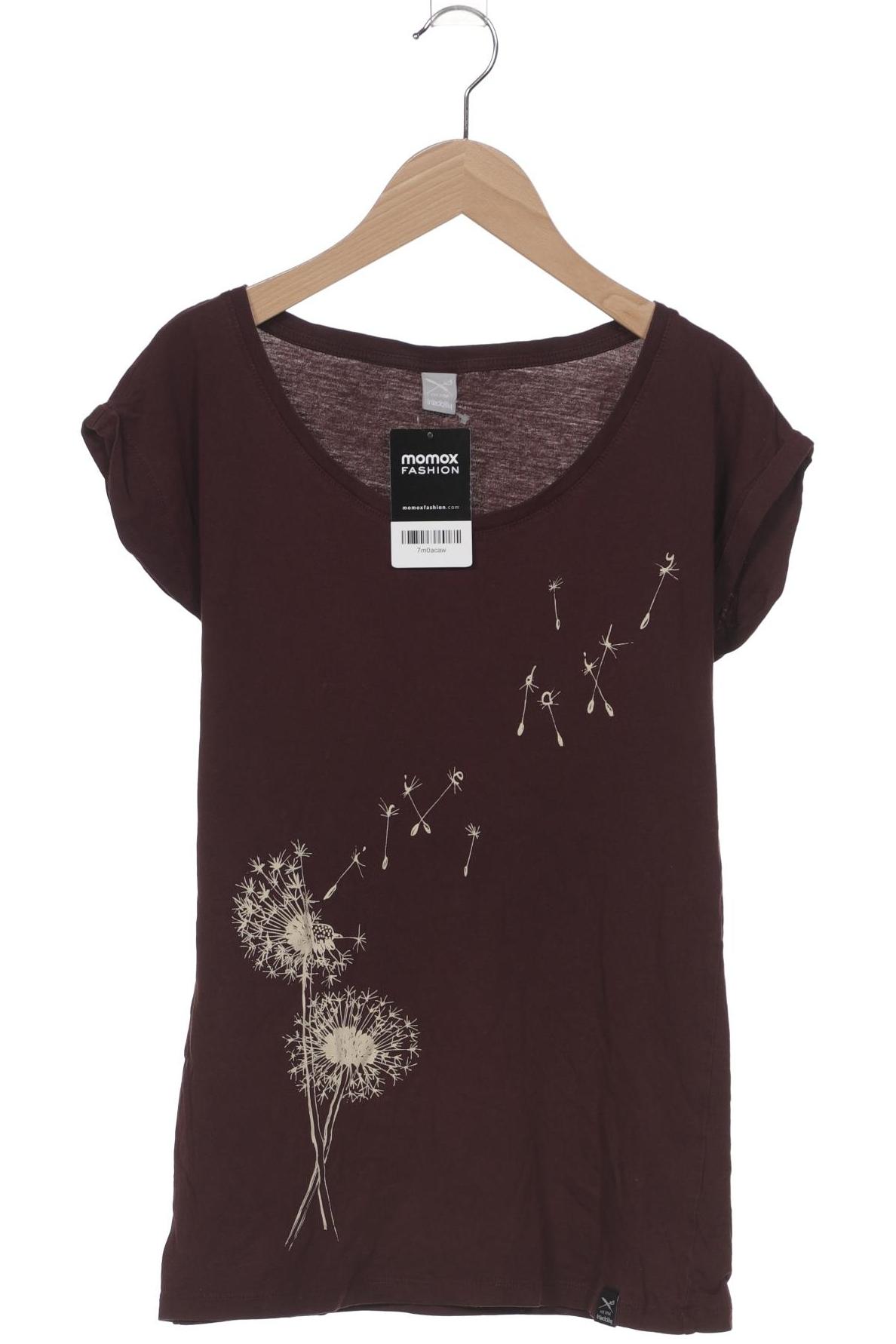 

iriedaily Damen T-Shirt, bordeaux, Gr. 34
