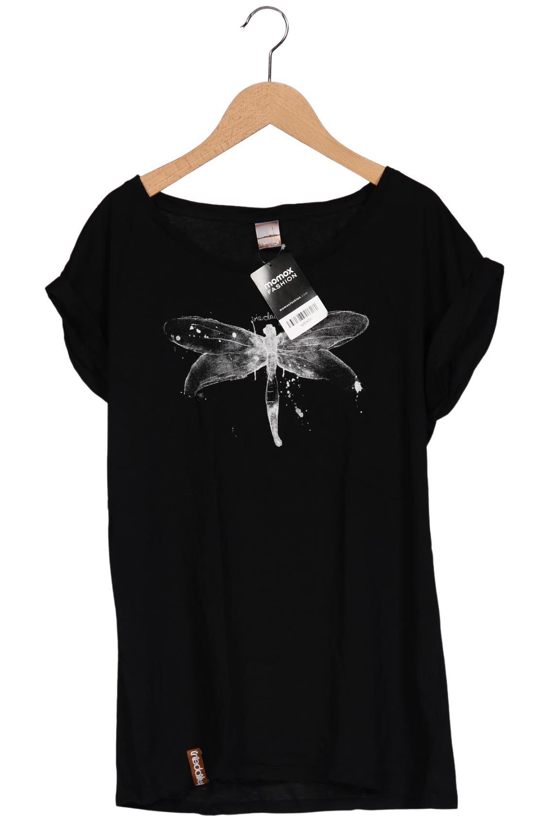 

iriedaily Damen T-Shirt, schwarz, Gr. 42