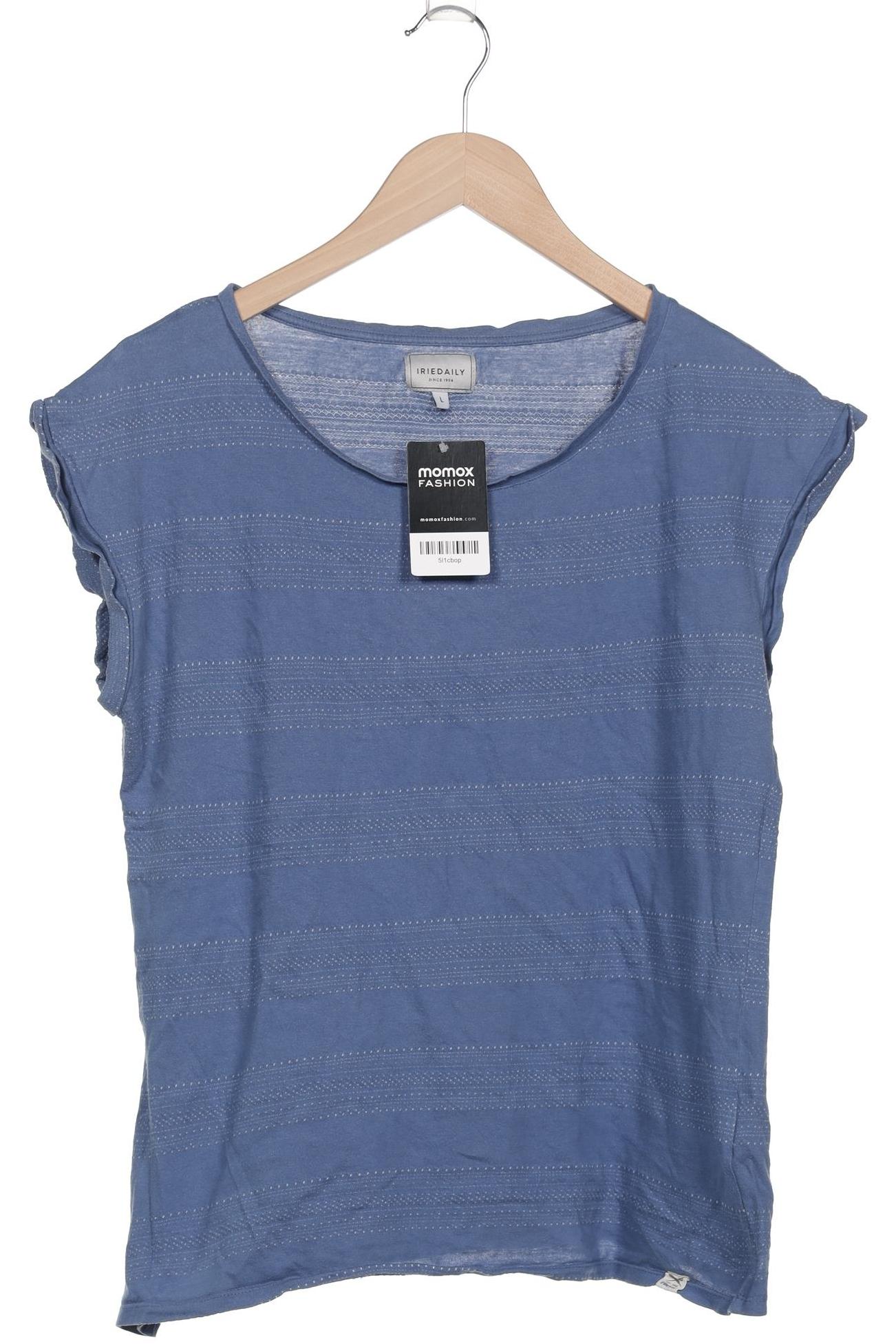 

iriedaily Damen T-Shirt, blau, Gr. 42