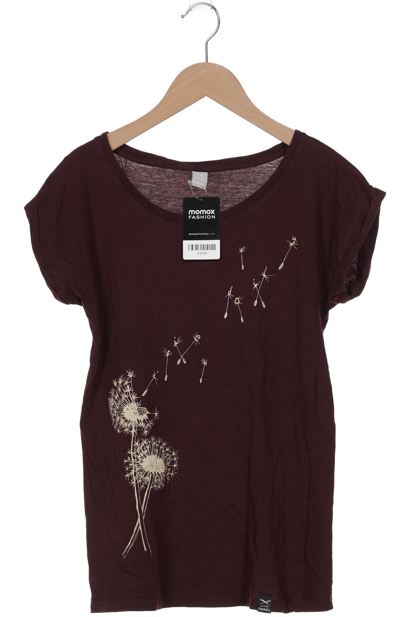 

iriedaily Damen T-Shirt, bordeaux, Gr. 36