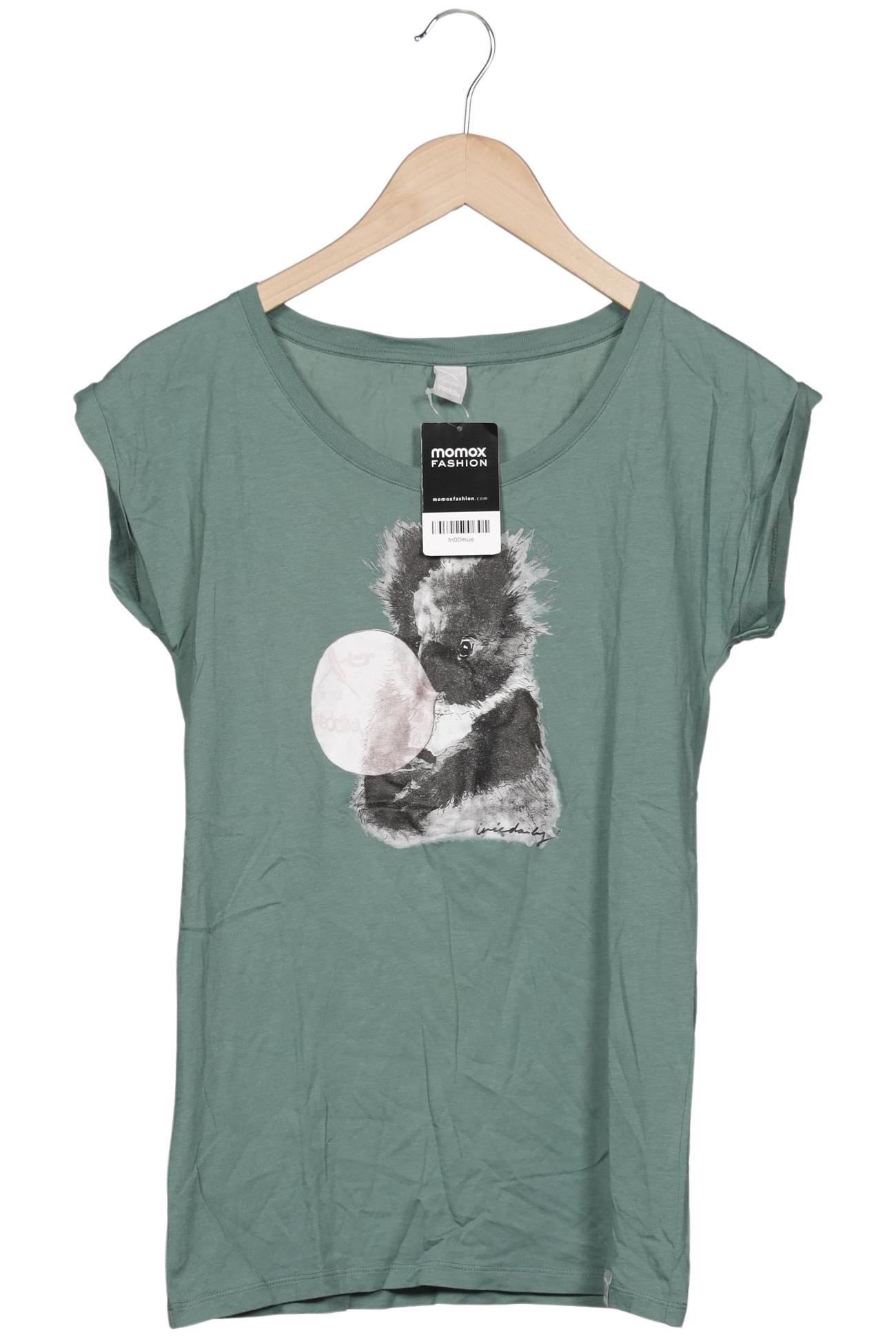 

iriedaily Damen T-Shirt, türkis, Gr. 34