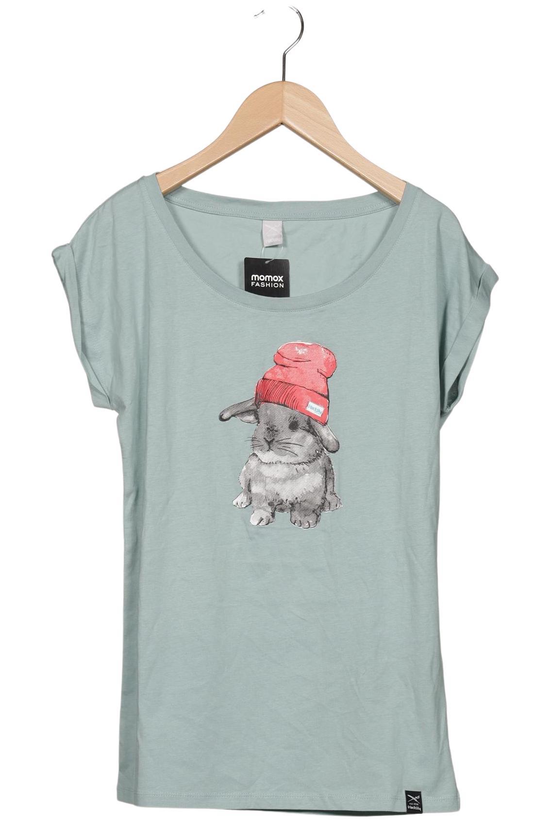 

iriedaily Damen T-Shirt, hellgrün, Gr. 34