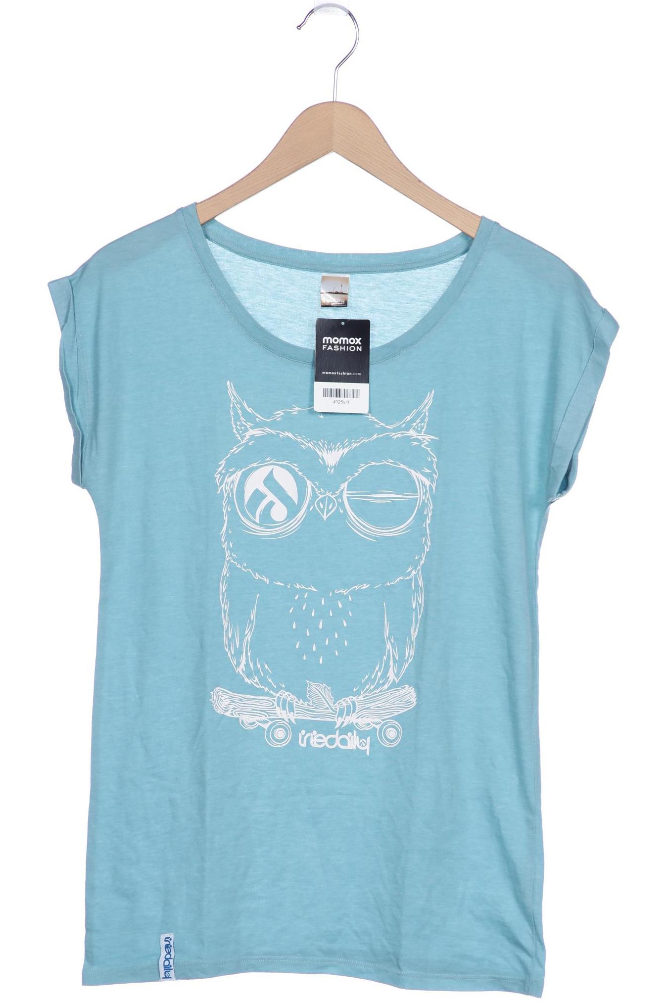 

iriedaily Damen T-Shirt, türkis, Gr. 38