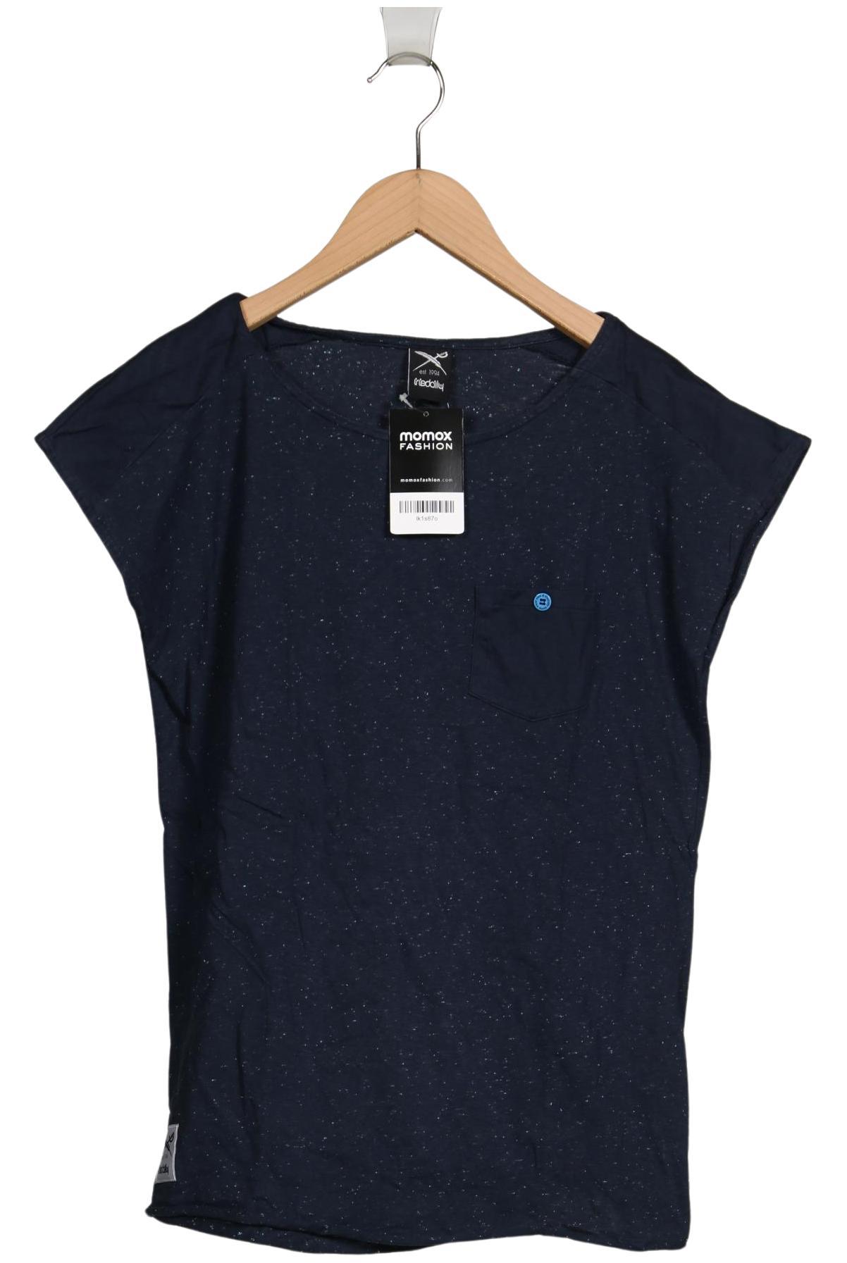 

iriedaily Damen T-Shirt, marineblau, Gr. 36