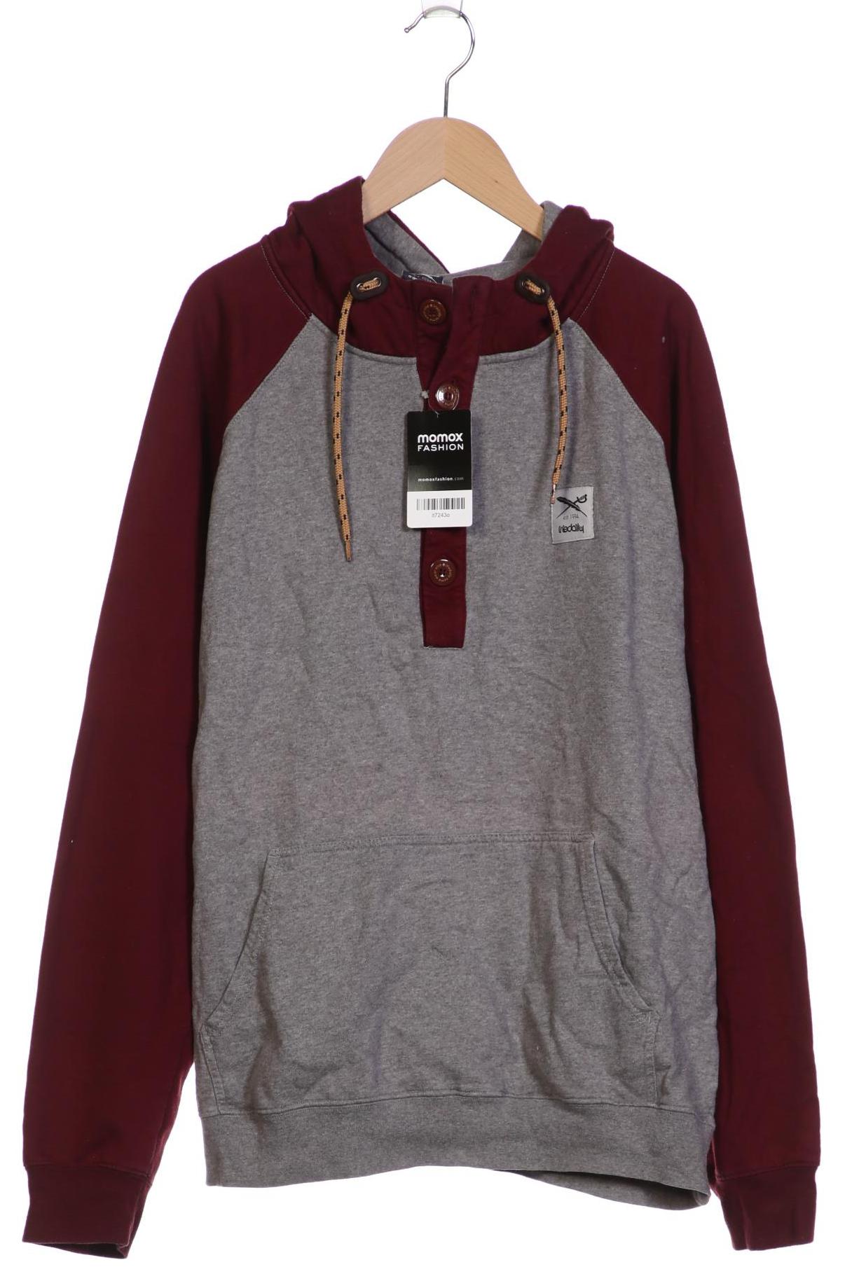 

iriedaily Herren Kapuzenpullover, grau, Gr. 54