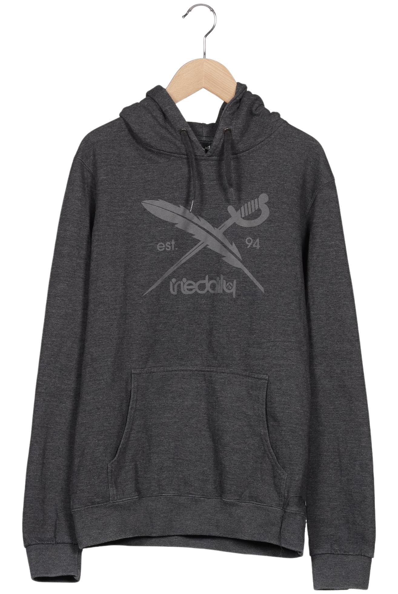 

iriedaily Herren Kapuzenpullover, grau, Gr. 46
