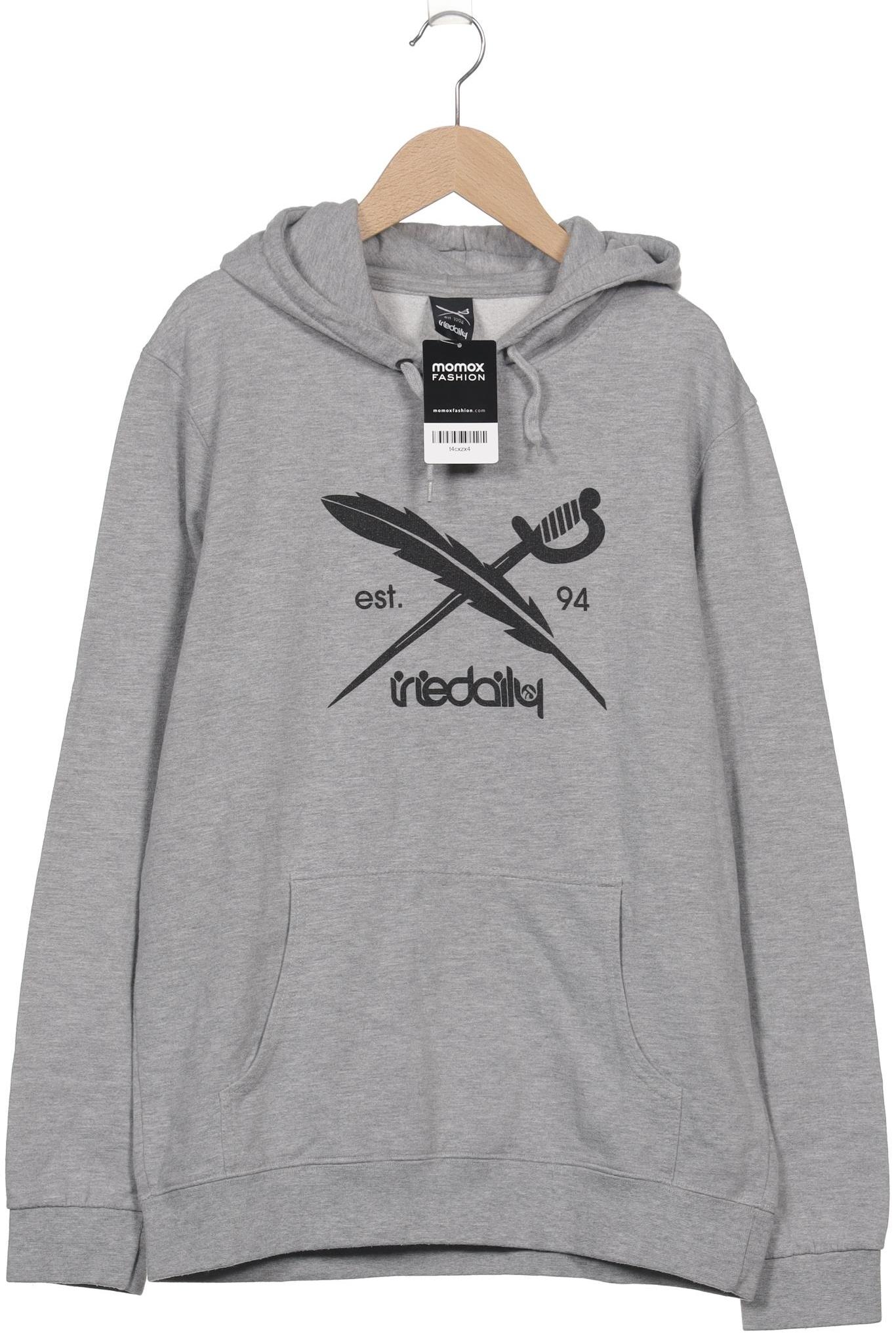 

iriedaily Herren Kapuzenpullover, grau, Gr. 48