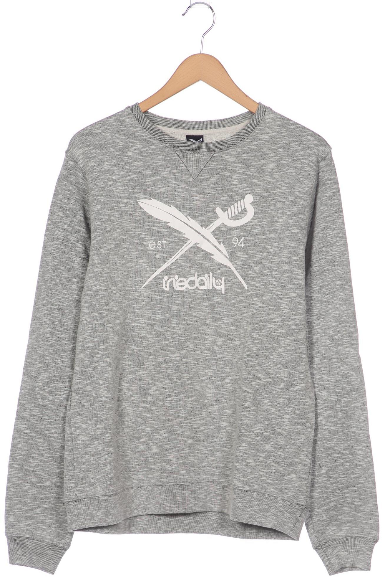

iriedaily Herren Sweatshirt, grau, Gr. 52