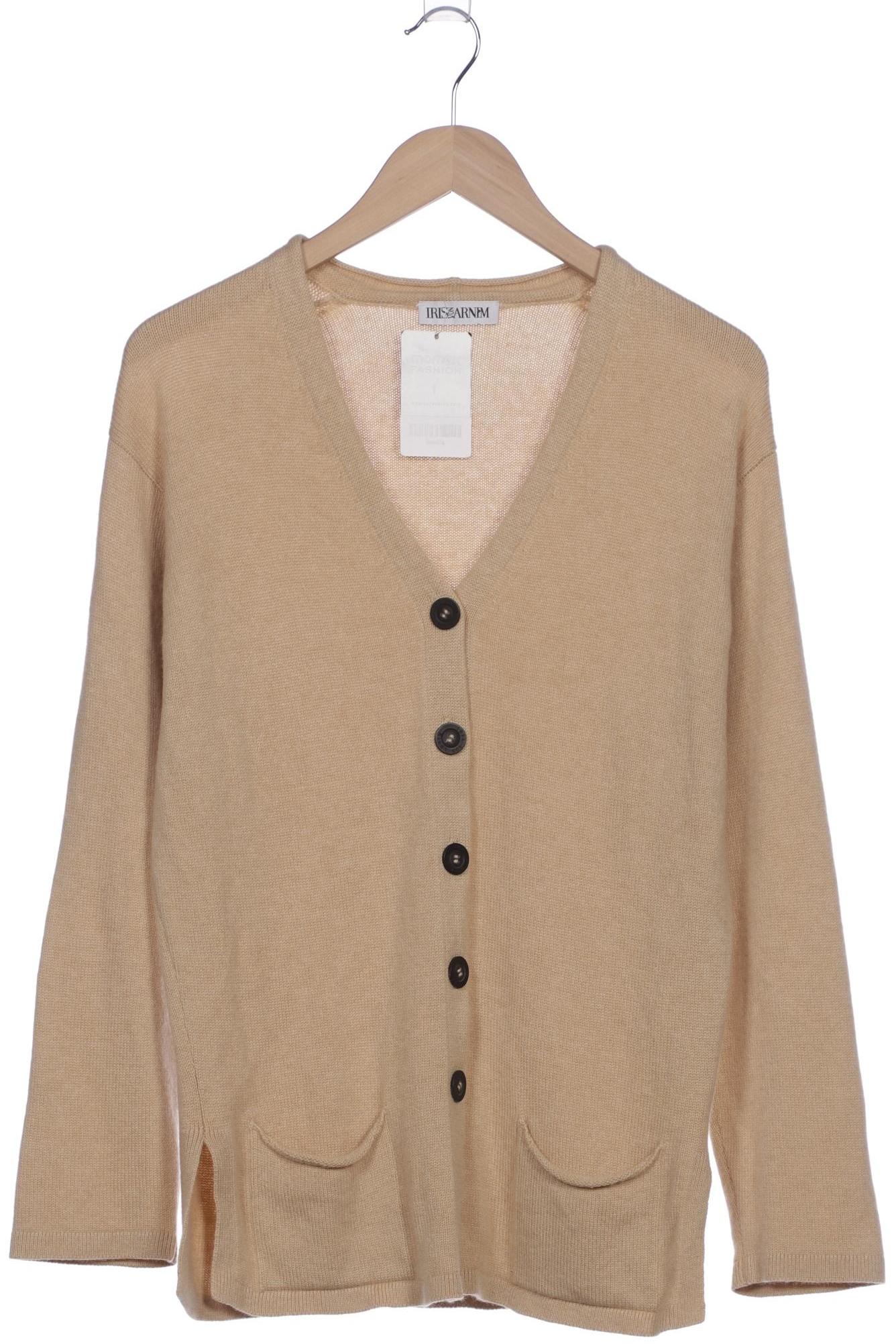 

Iris VON Arnim Damen Strickjacke, beige, Gr. 38