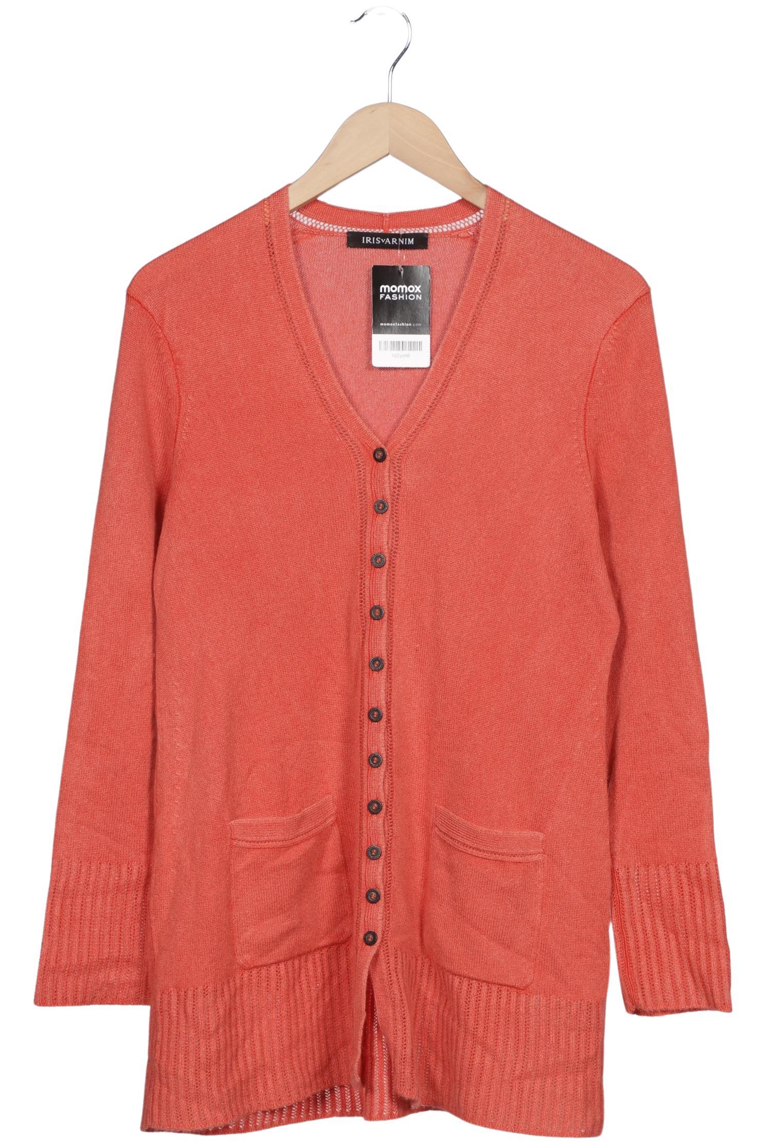 

Iris VON Arnim Damen Strickjacke, orange, Gr. 44
