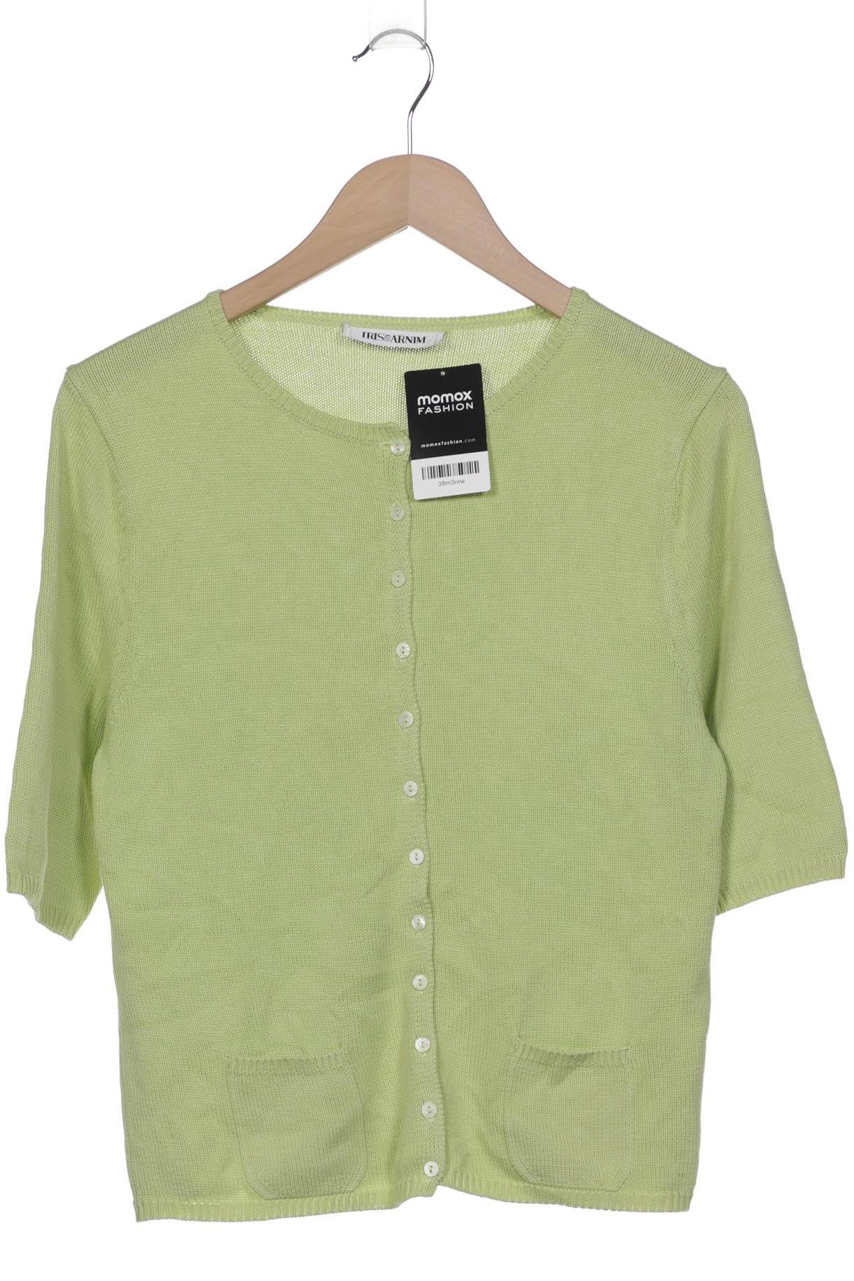 

Iris VON Arnim Damen Strickjacke, hellgrün, Gr. 42