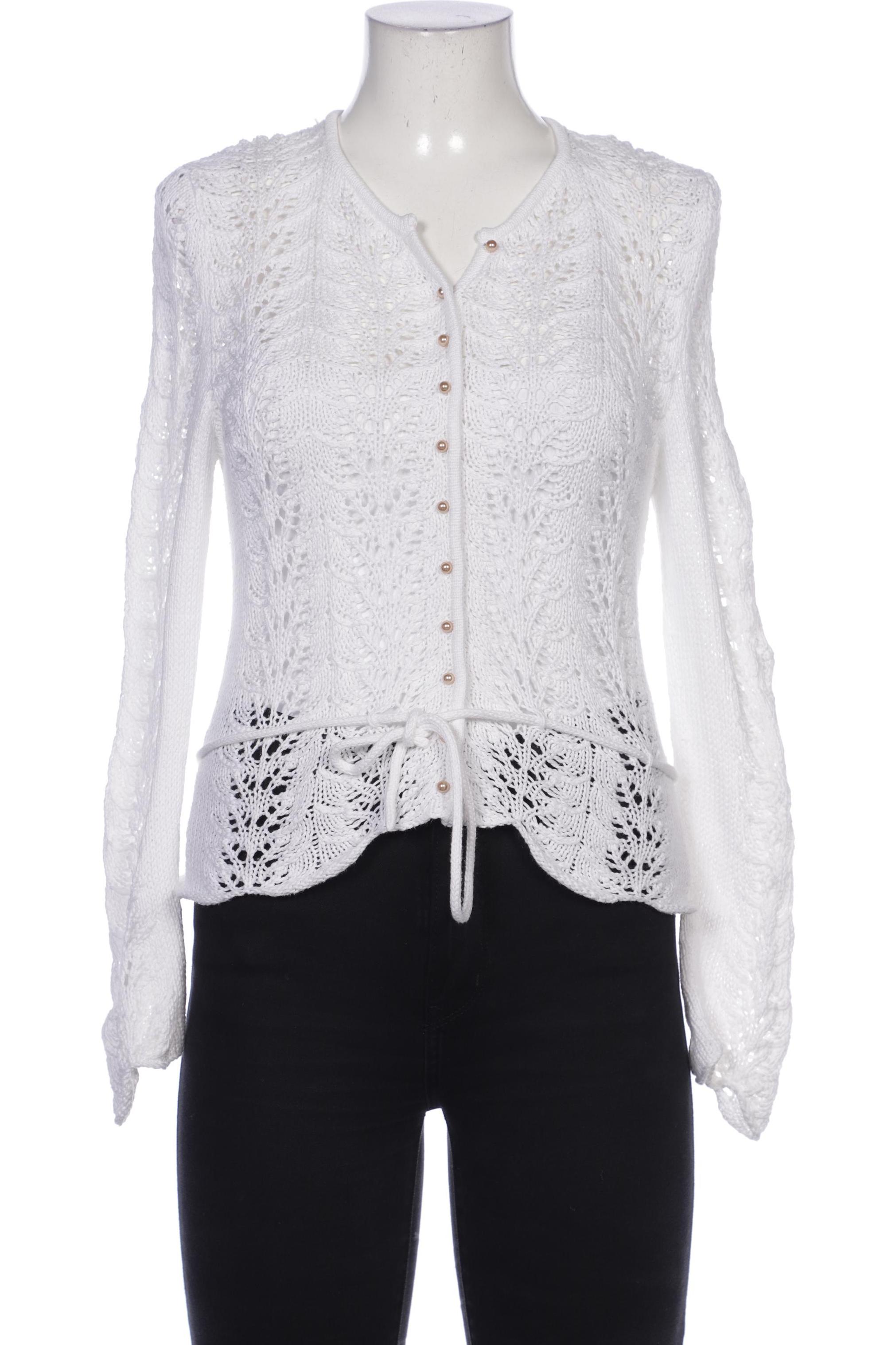 

Iris VON Arnim Damen Strickjacke, weiß, Gr. 38