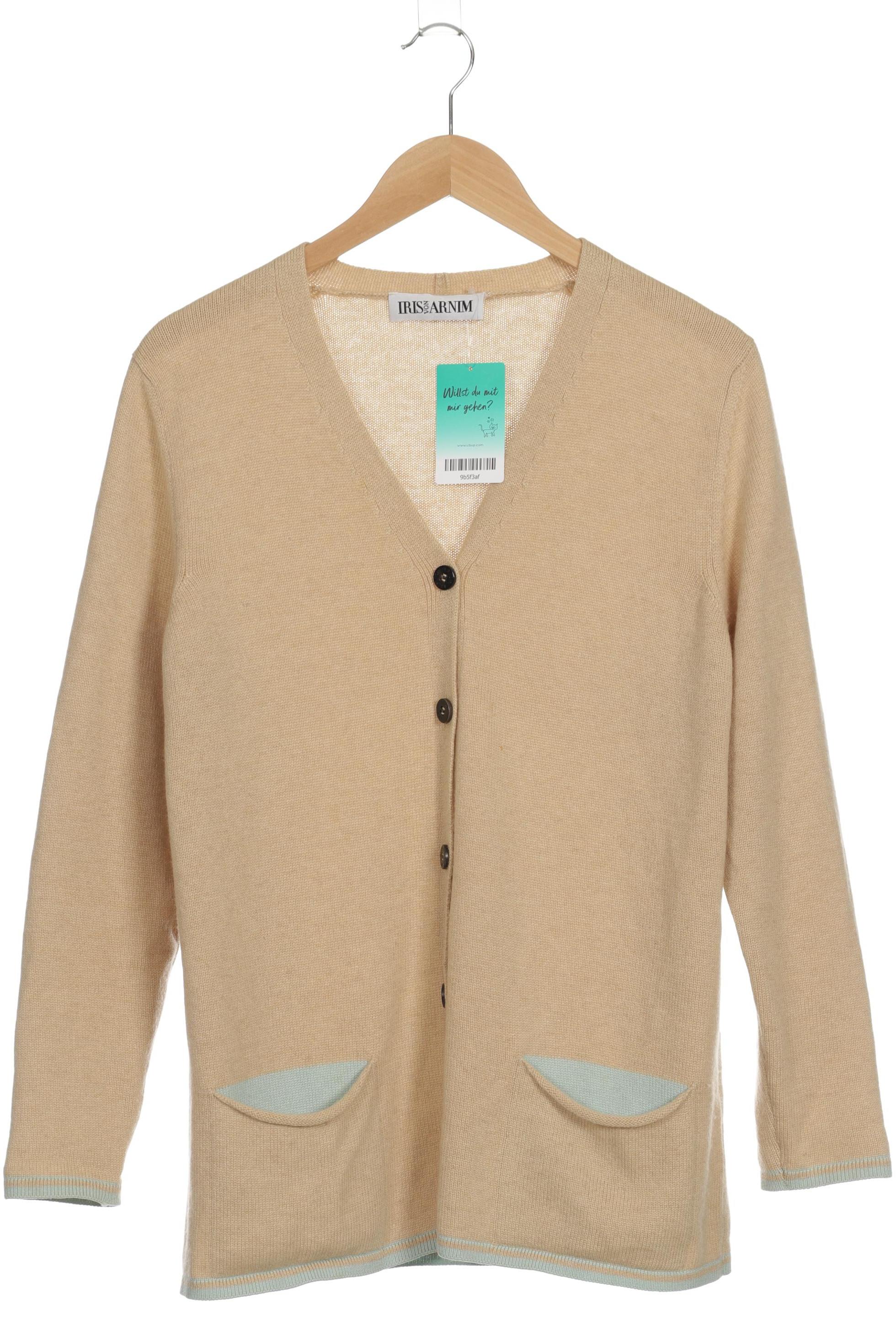 

Iris VON Arnim Damen Strickjacke, beige, Gr. 38