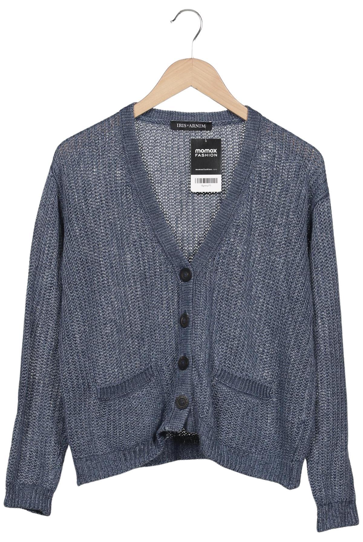

Iris VON Arnim Damen Strickjacke, marineblau, Gr. 34
