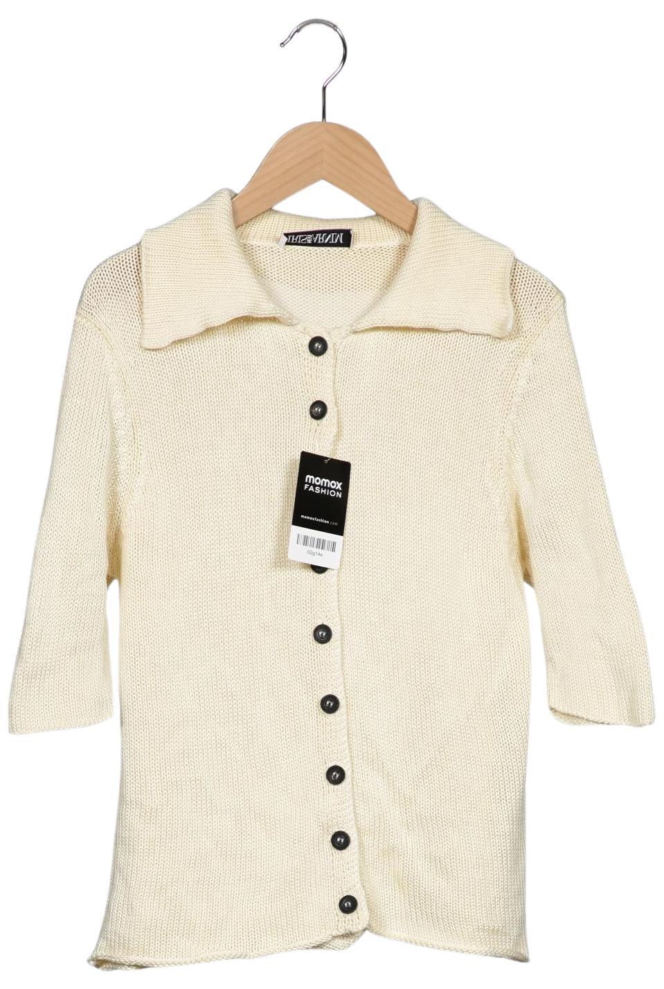 

Iris VON Arnim Damen Strickjacke, cremeweiß, Gr. 38