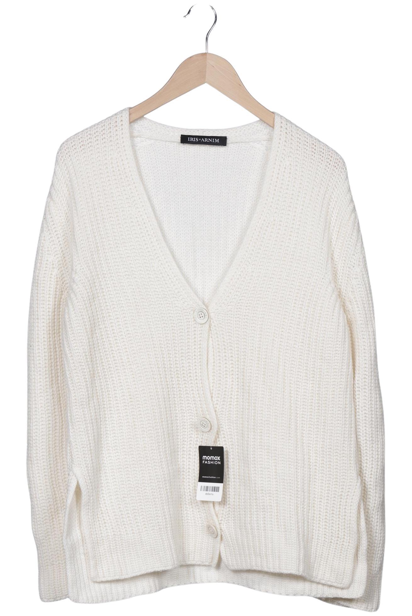 

Iris VON Arnim Damen Strickjacke, cremeweiß, Gr. 38