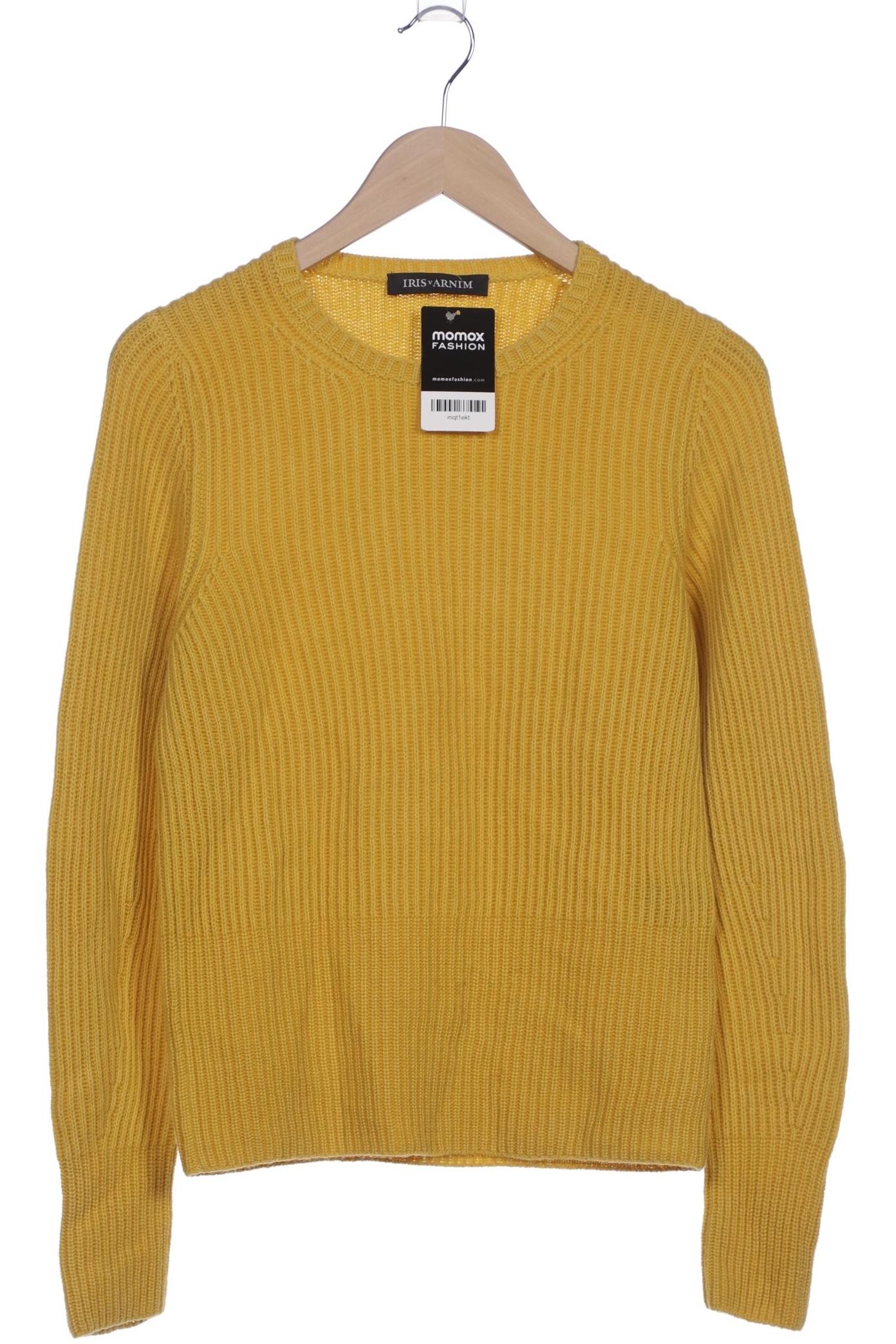 

Iris VON Arnim Damen Pullover, gelb, Gr. 38