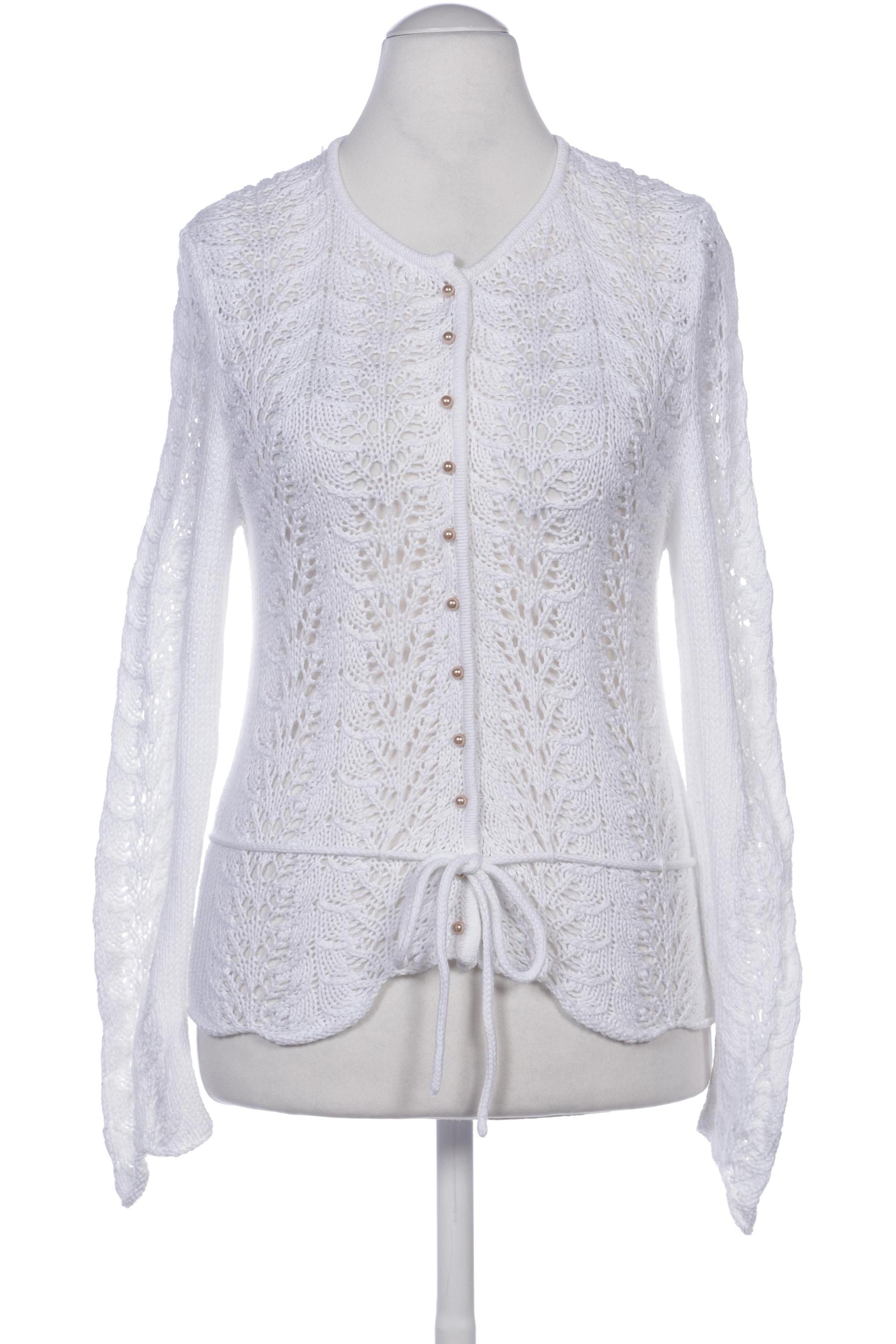 

Iris VON Arnim Damen Strickjacke, weiß, Gr. 34