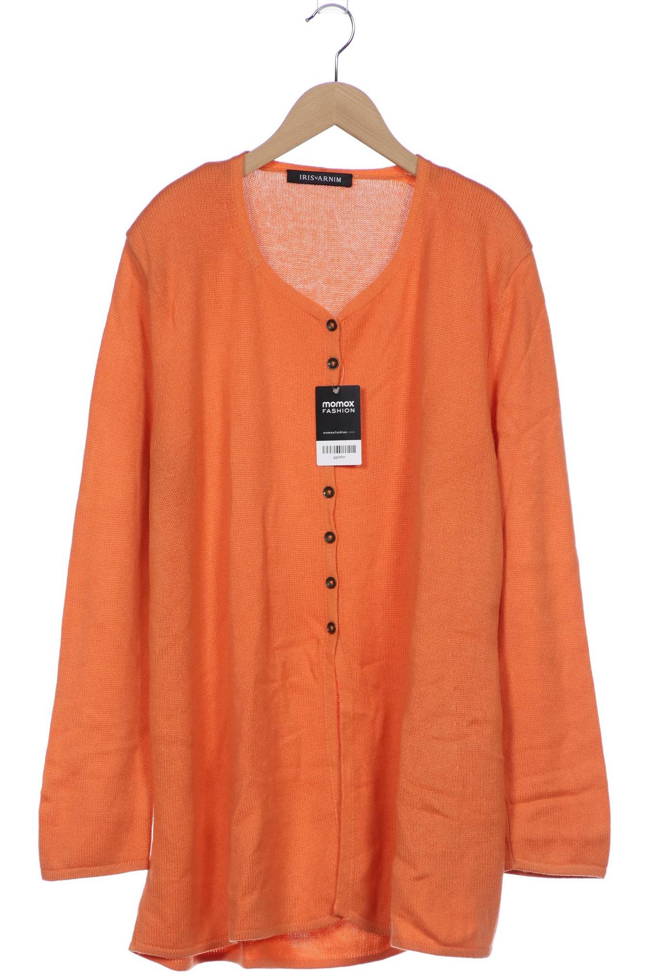 

Iris VON Arnim Damen Strickjacke, orange, Gr. 46