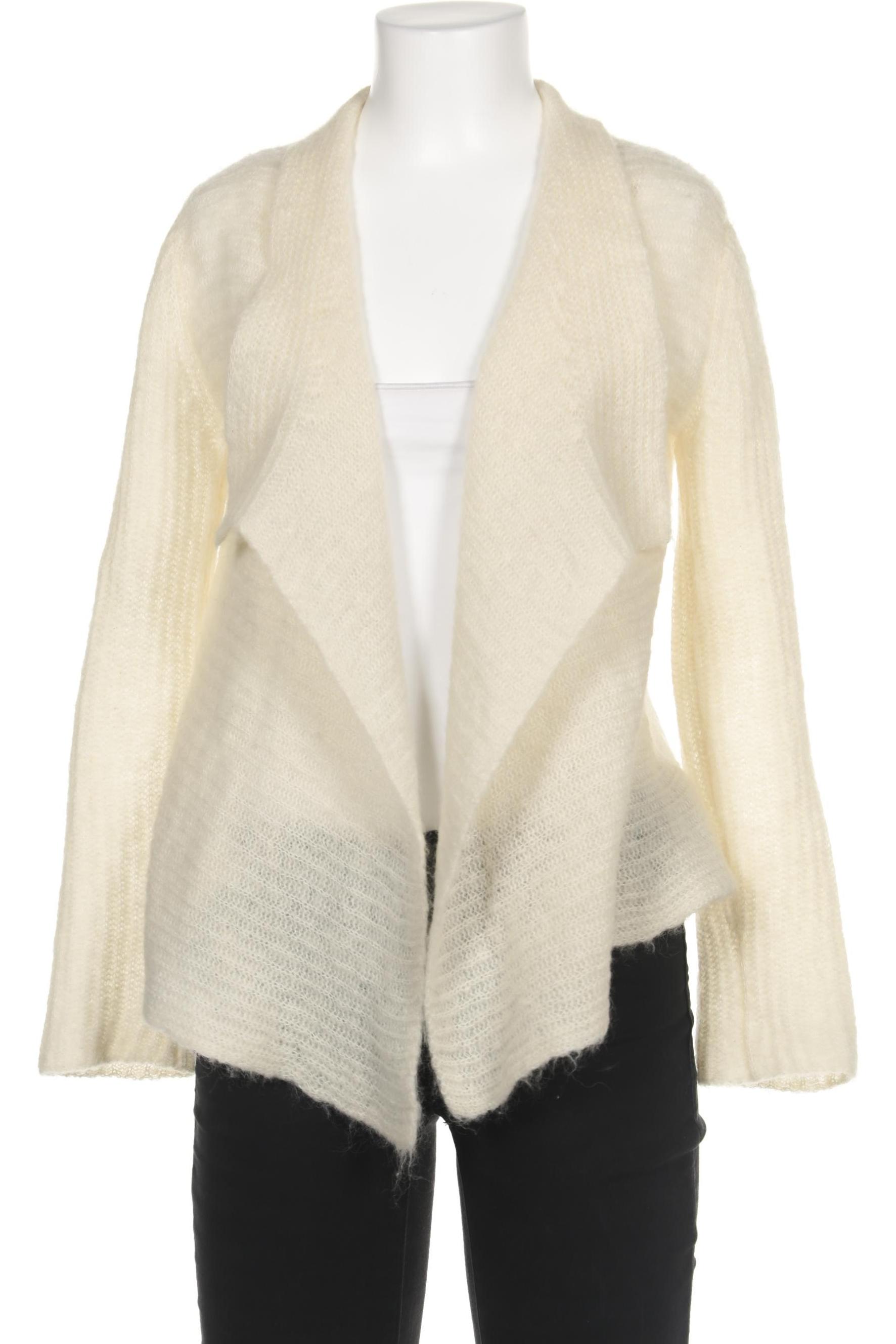 

Iris VON Arnim Damen Strickjacke, weiß, Gr. 36