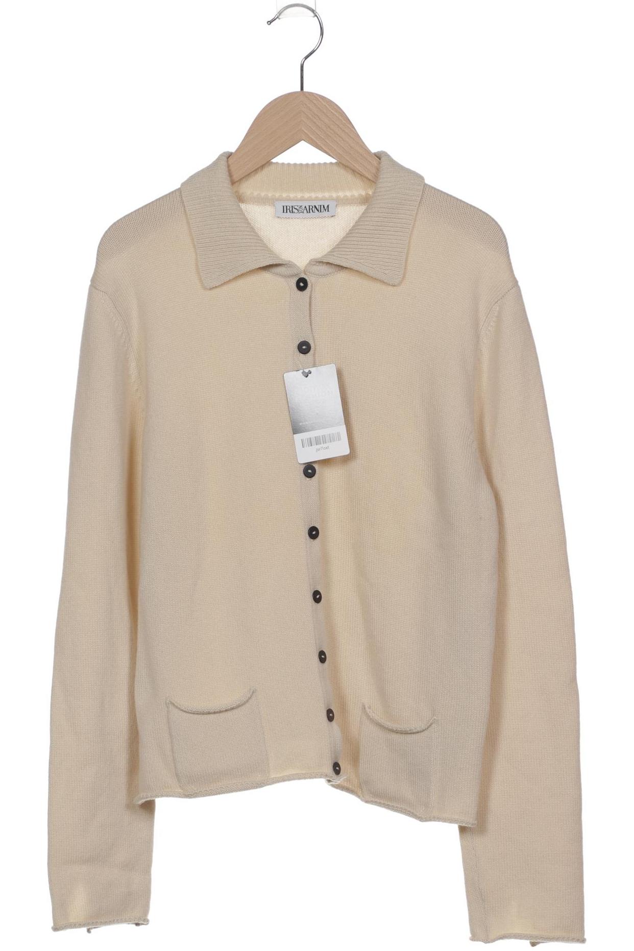 

Iris VON Arnim Damen Strickjacke, beige, Gr. 42