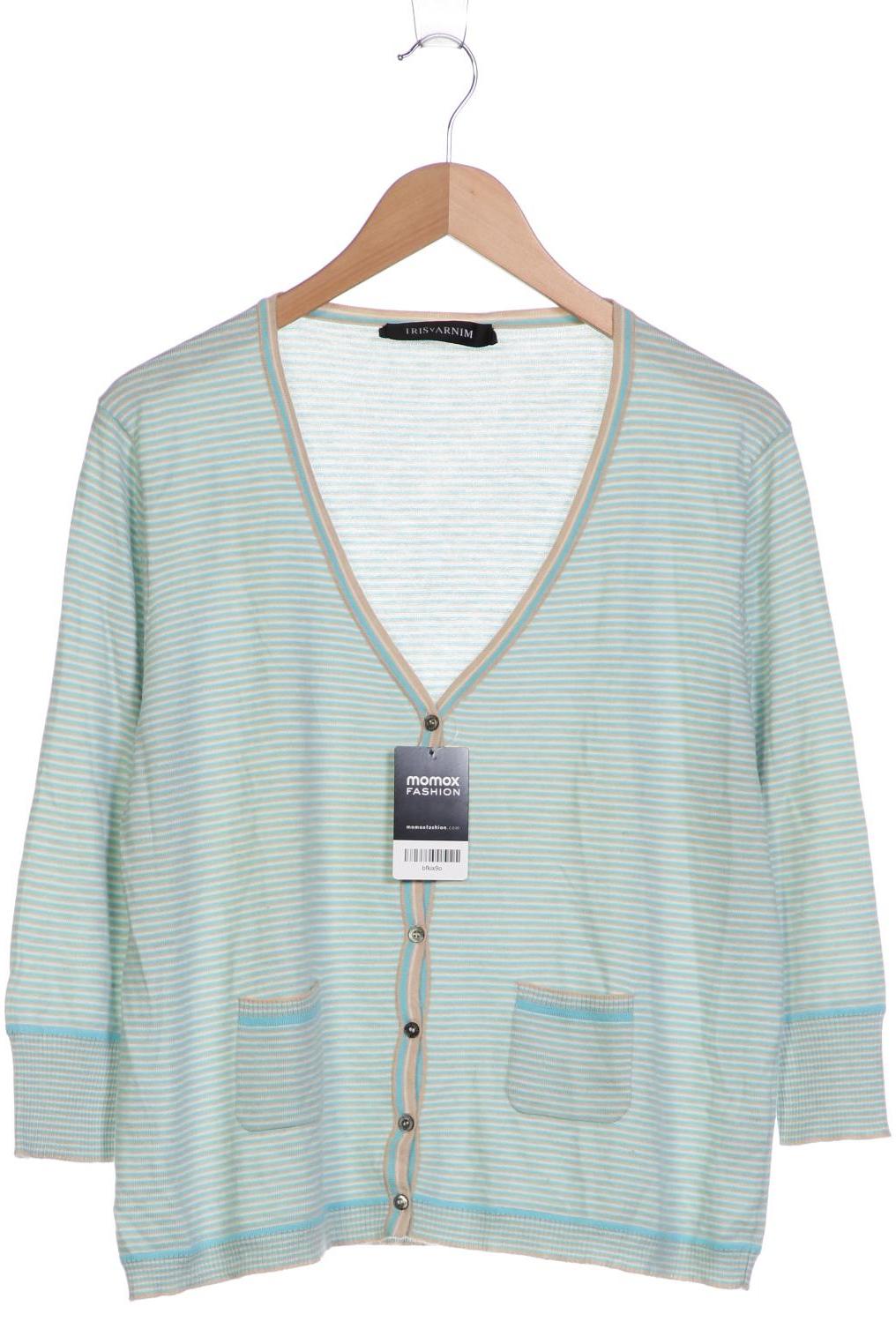

Iris VON Arnim Damen Strickjacke, hellblau, Gr. 46