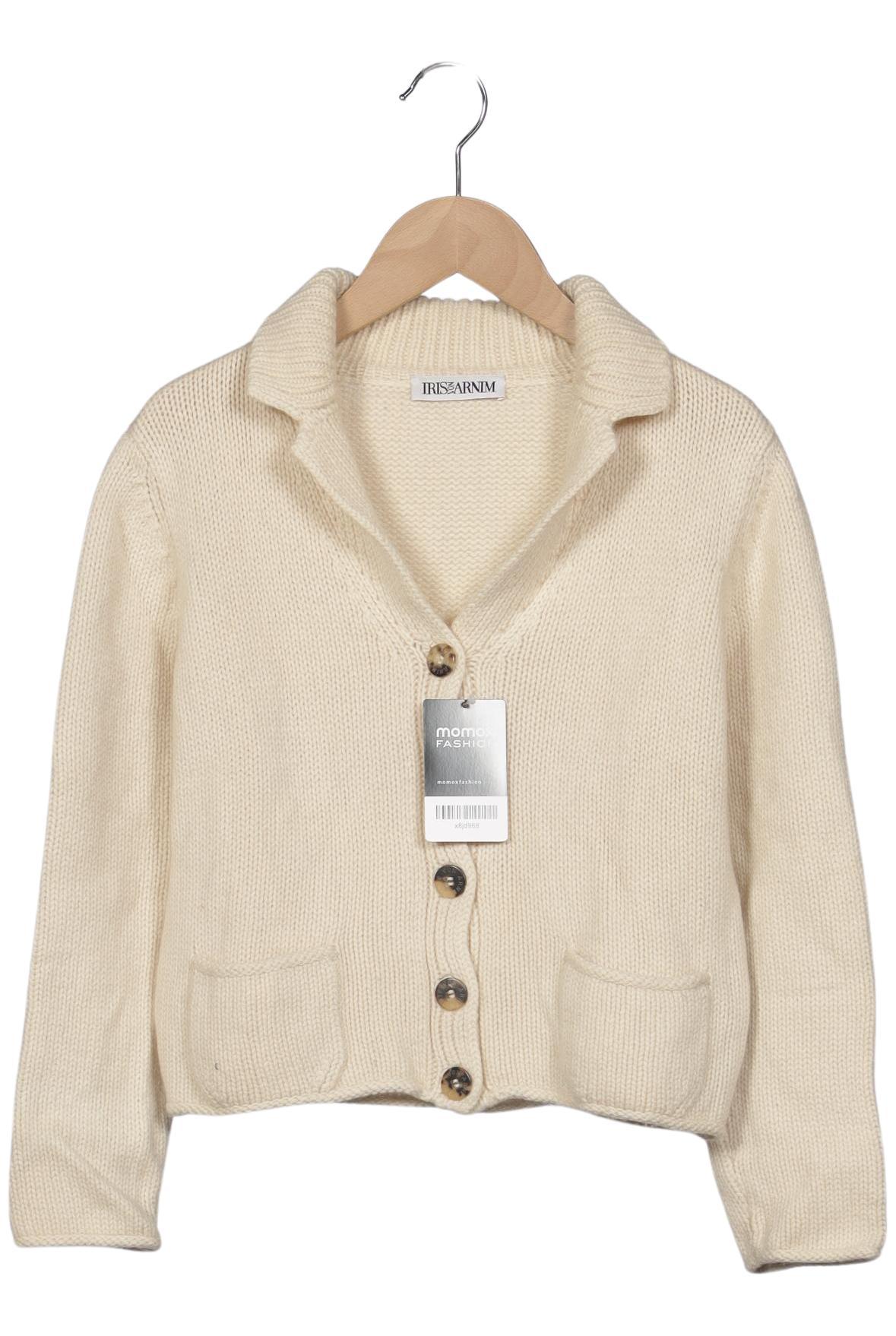 

Iris VON Arnim Damen Strickjacke, cremeweiß, Gr. 38