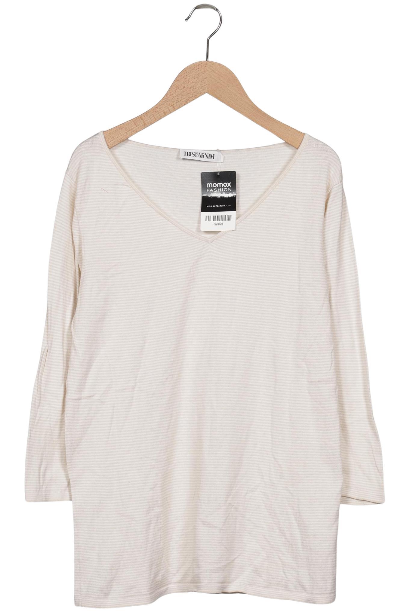 

Iris VON Arnim Damen Langarmshirt, cremeweiß, Gr. 44