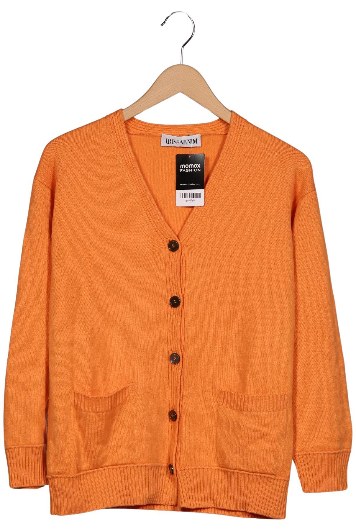 

Iris VON Arnim Damen Strickjacke, orange, Gr. 36