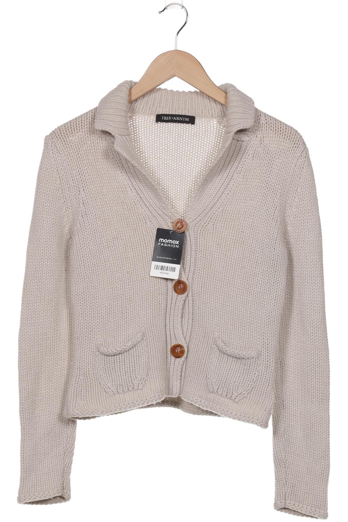 

Iris VON Arnim Damen Strickjacke, grau, Gr. 38