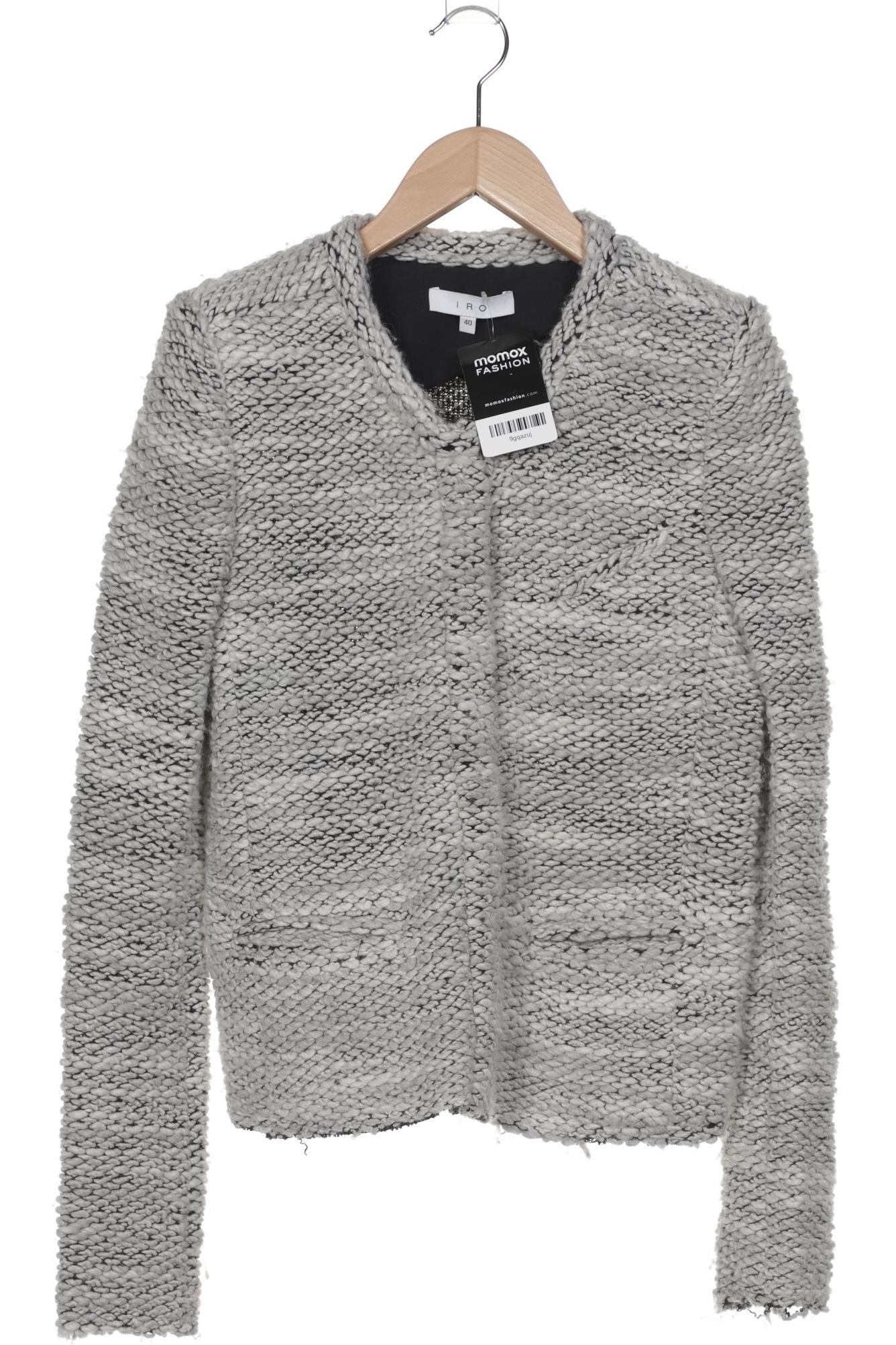 

Iro Damen Strickjacke, grau, Gr. 40